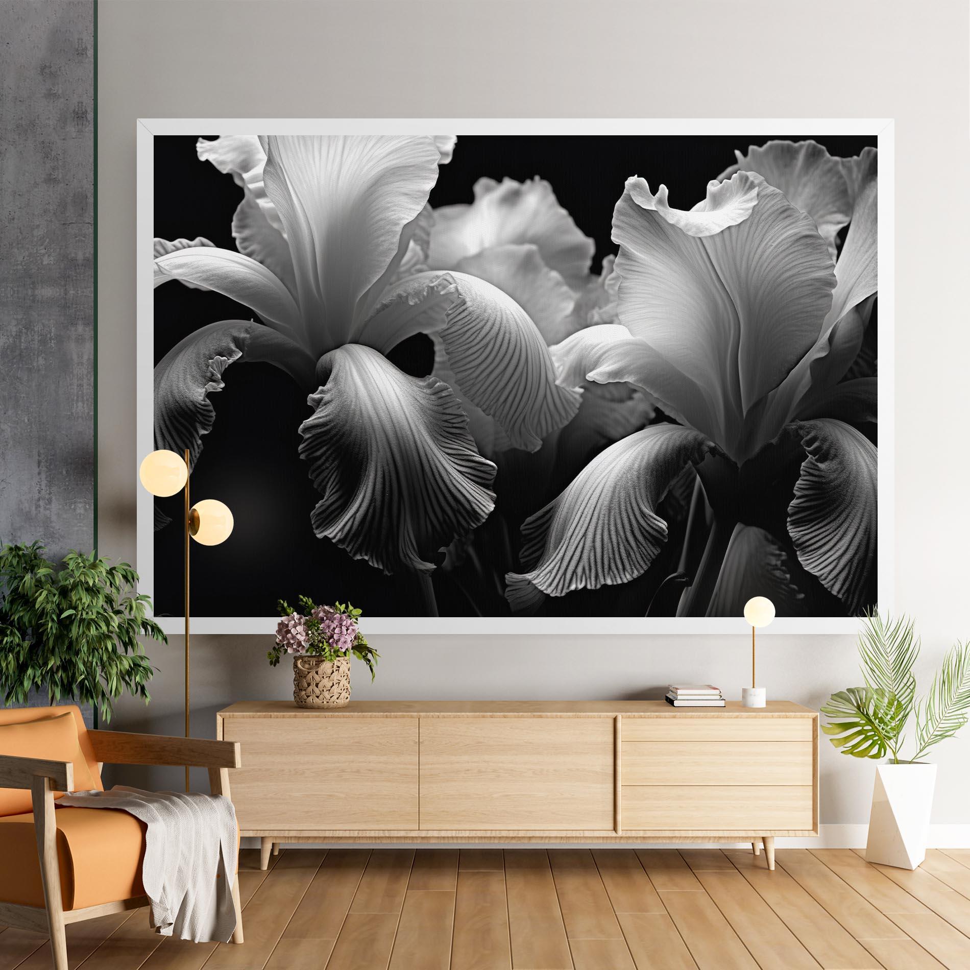 Vászonkép Grey Iris mockup 9