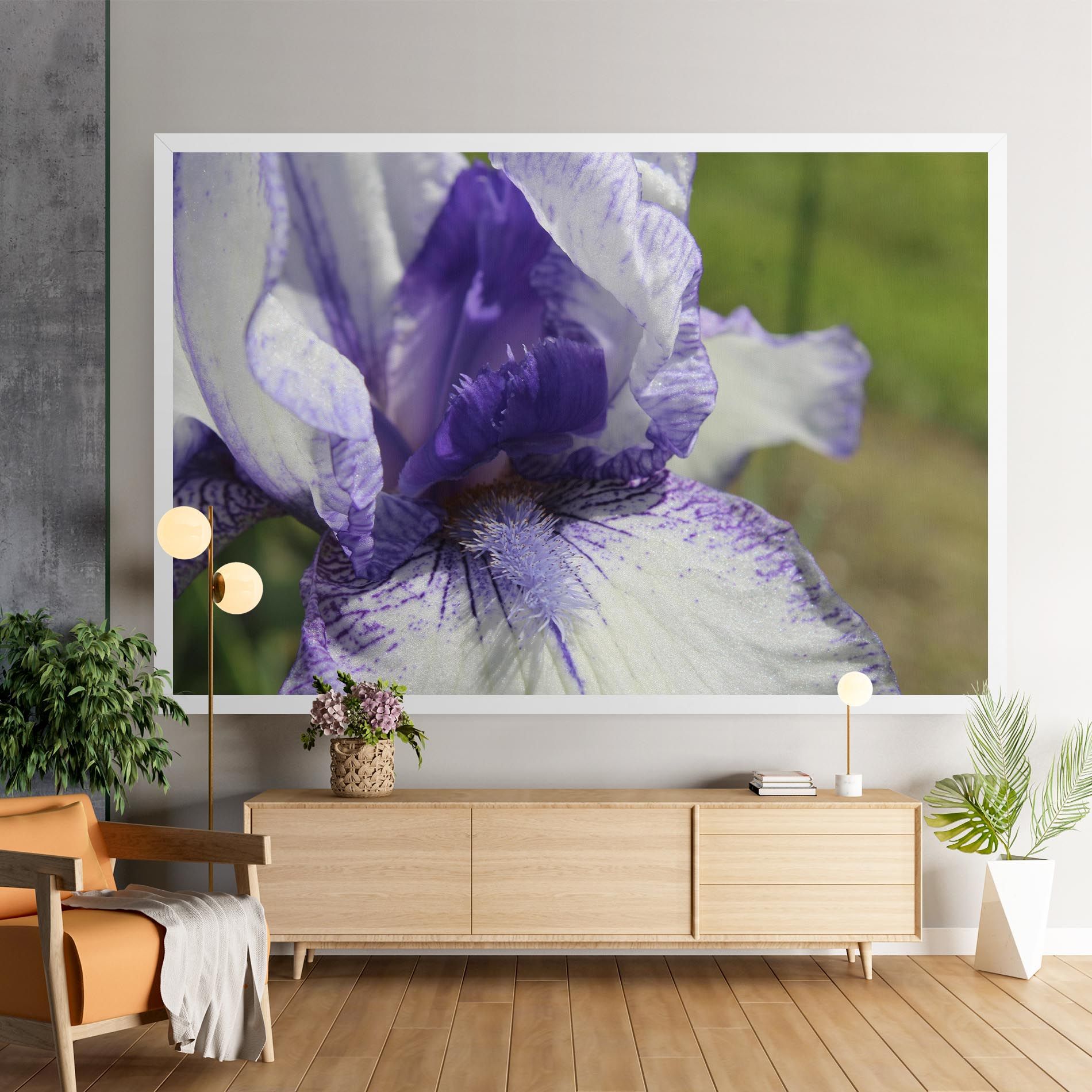 White Purple Iris mockup 9