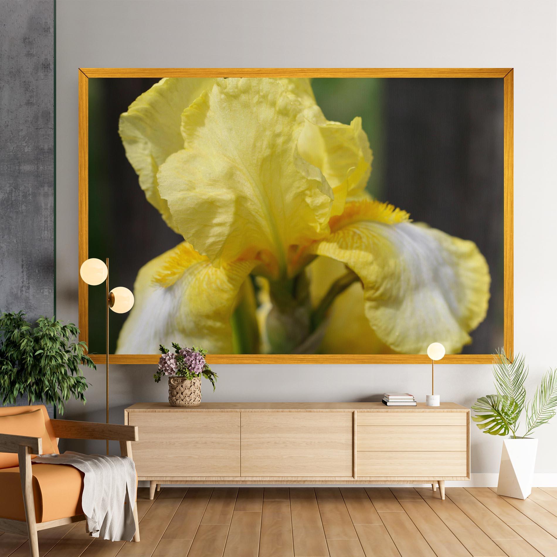 Vászonkép Garden Yellow Iris mockup 9