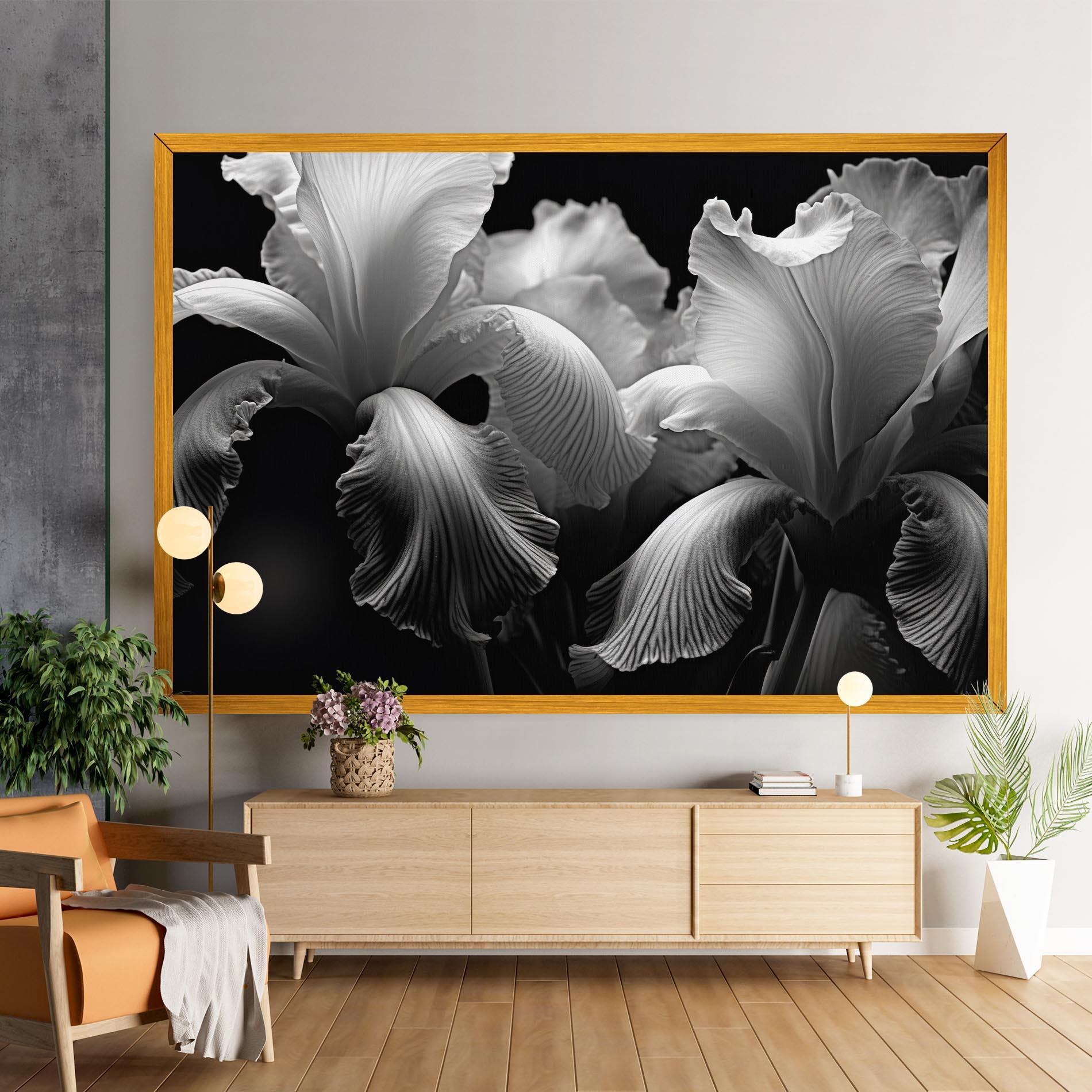 Vászonkép Grey Iris mockup 9