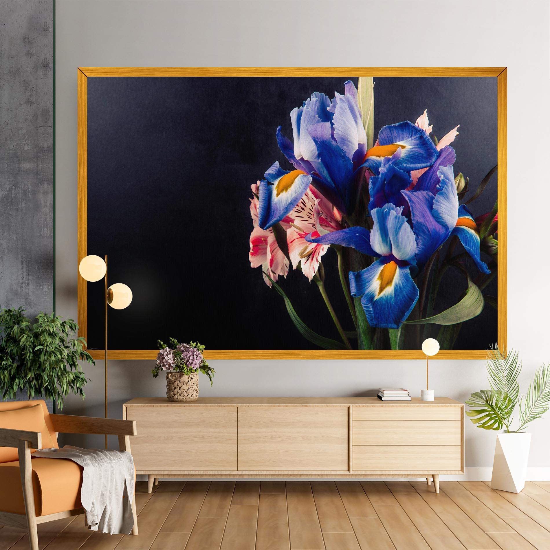 Vászonkép Iris Bouquet mockup 9