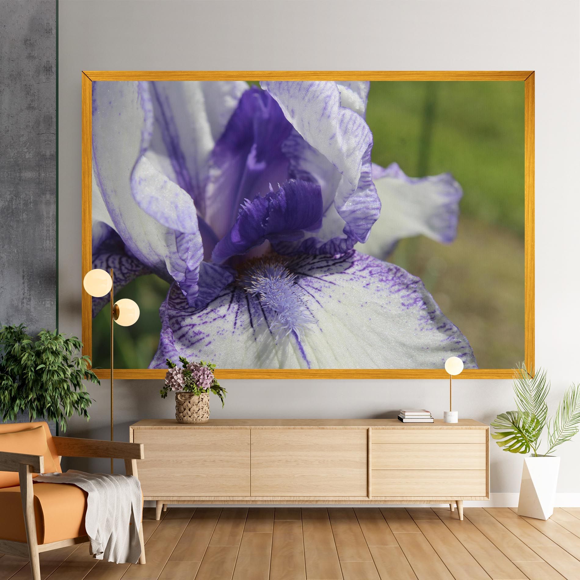White Purple Iris mockup 9