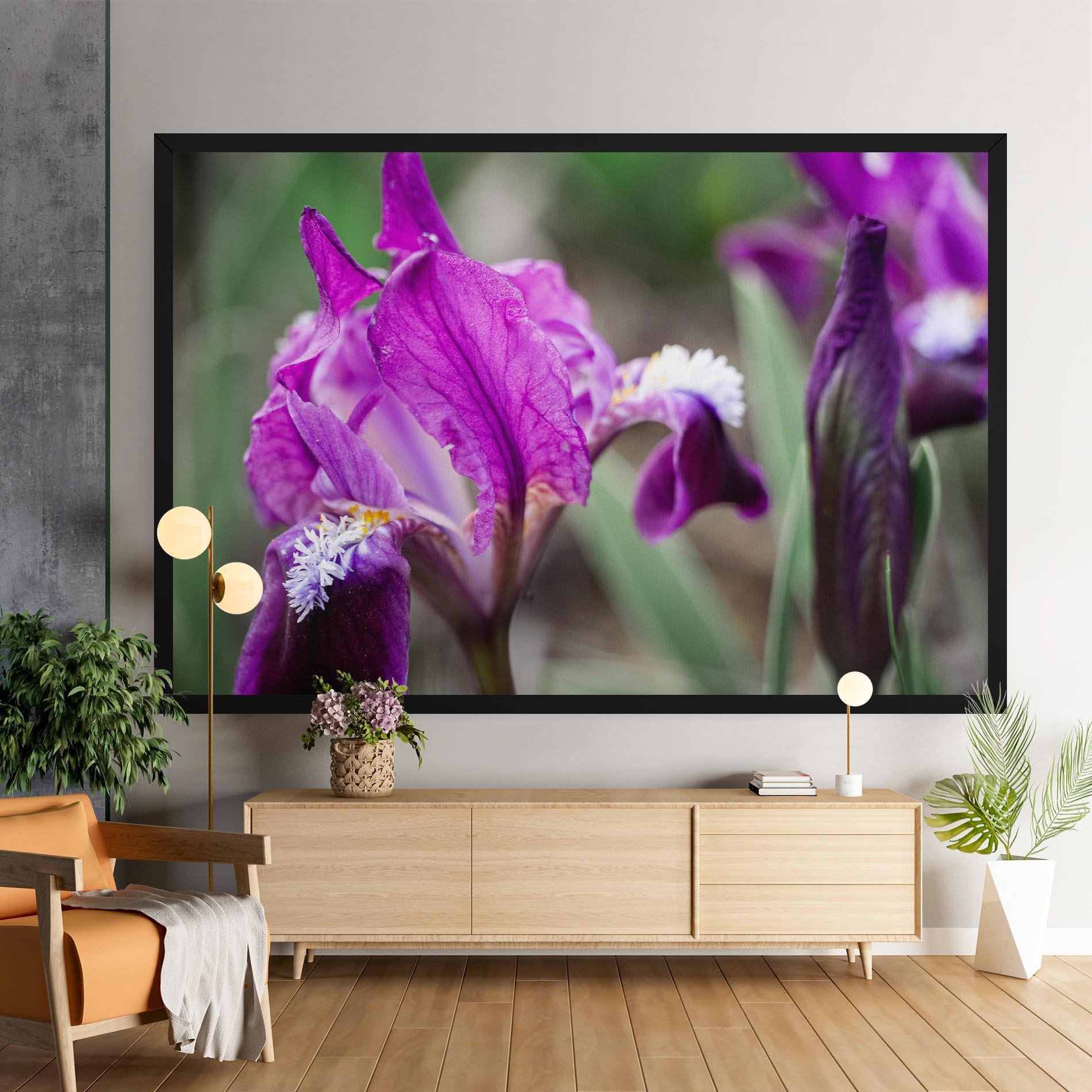 Vászonkép Dark Pink Iris mockup 9