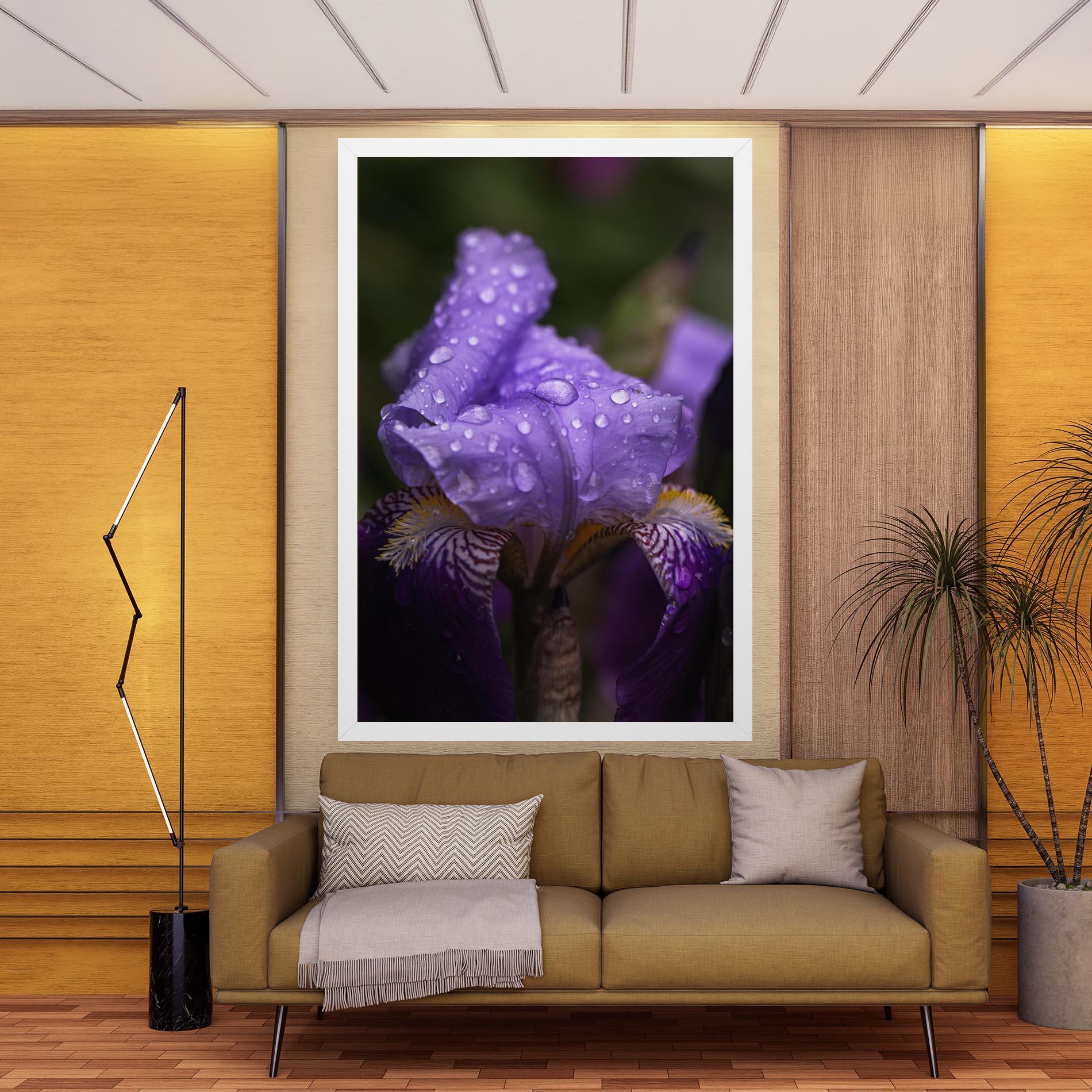 Vászonkép Rain In The Garden mockup 9