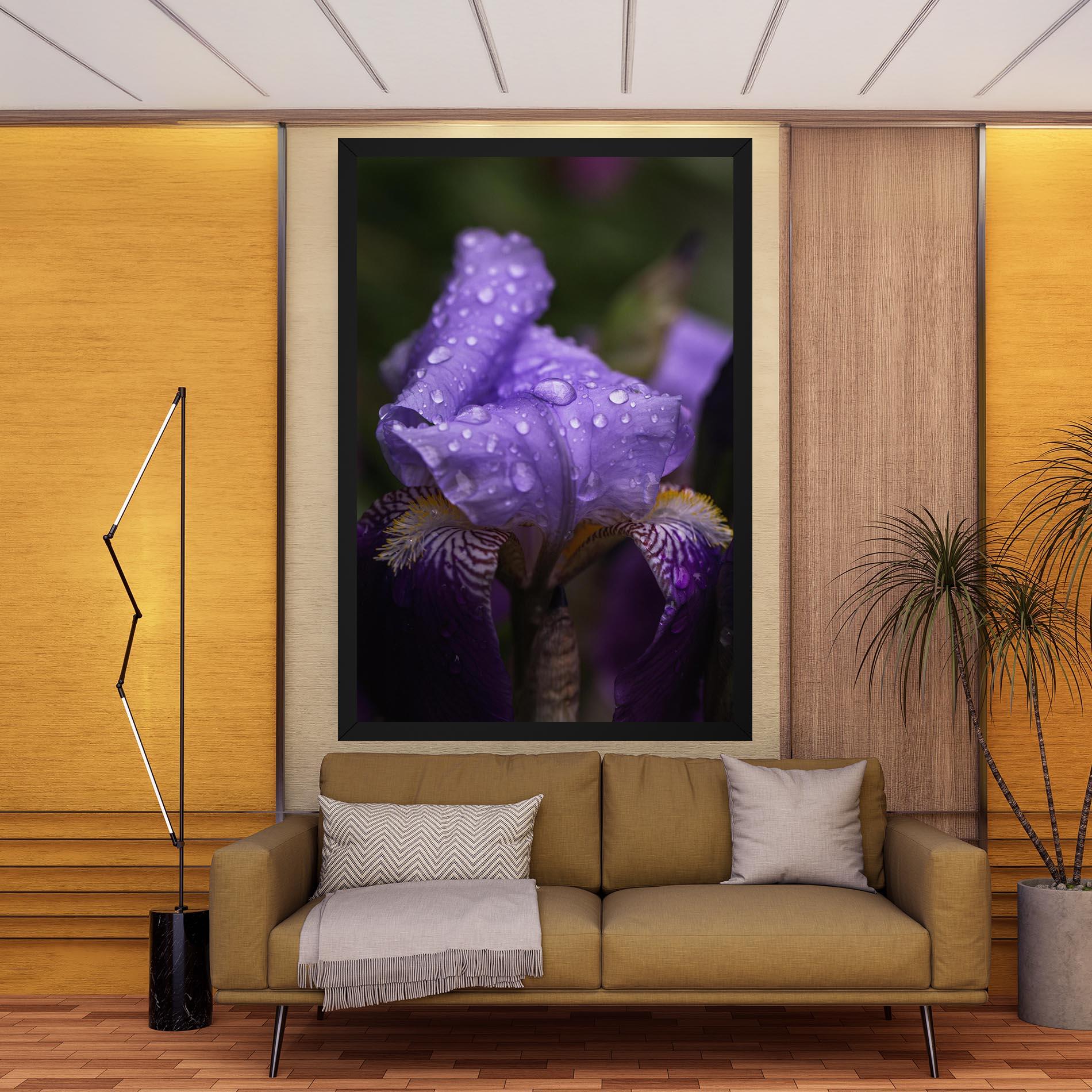 Vászonkép Rain In The Garden mockup 9