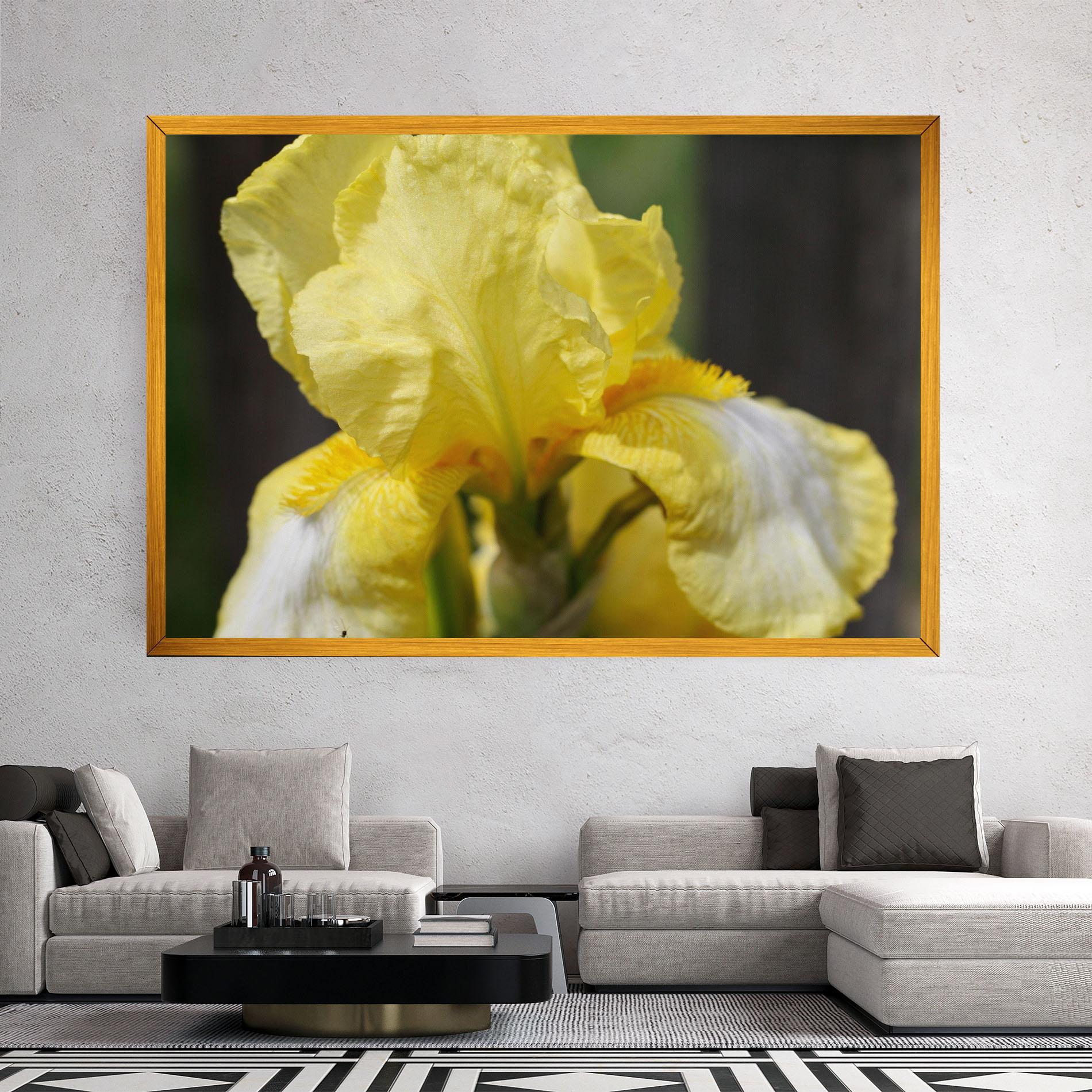Vászonkép Garden Yellow Iris mockup 2