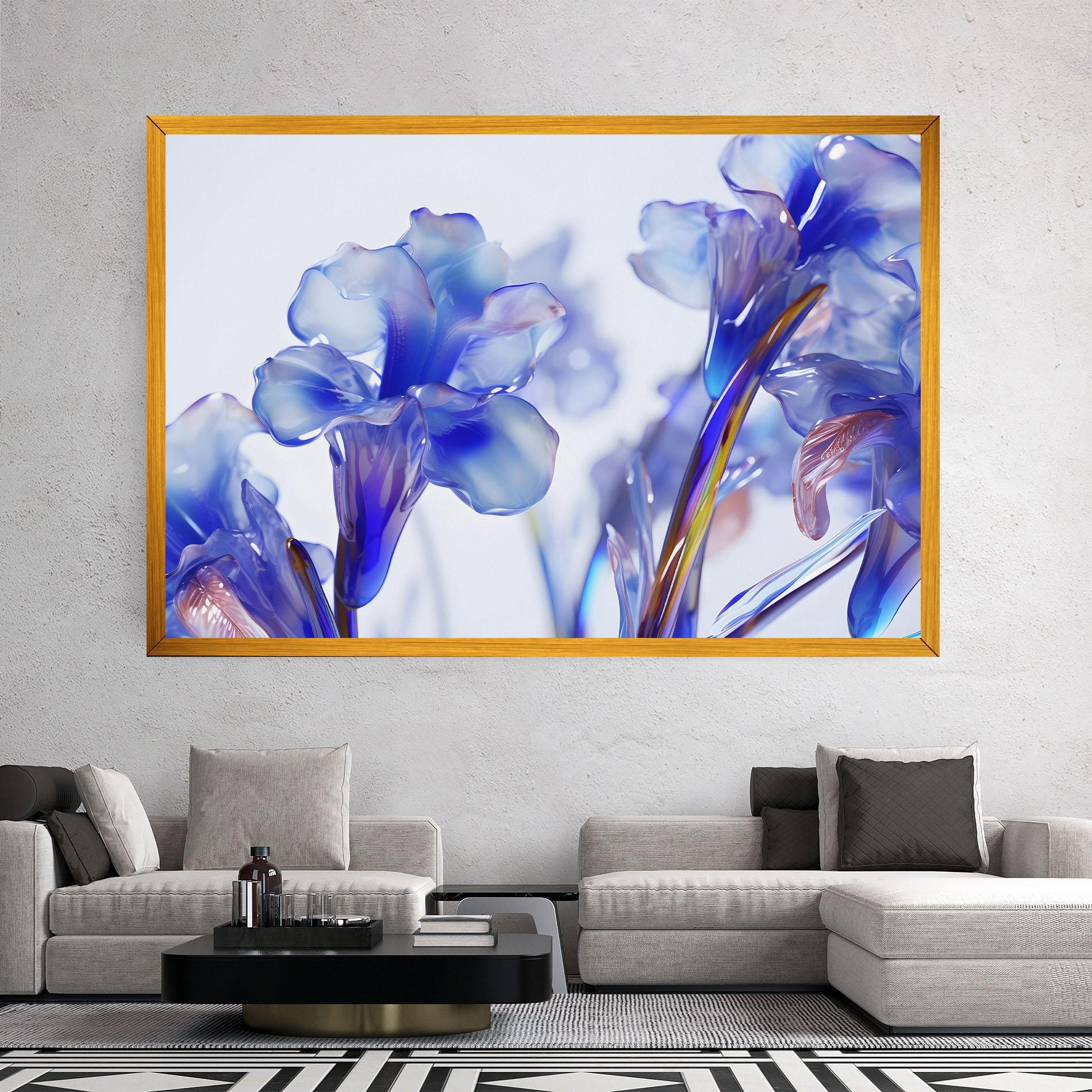 Vászonkép Iris Glass mockup 2