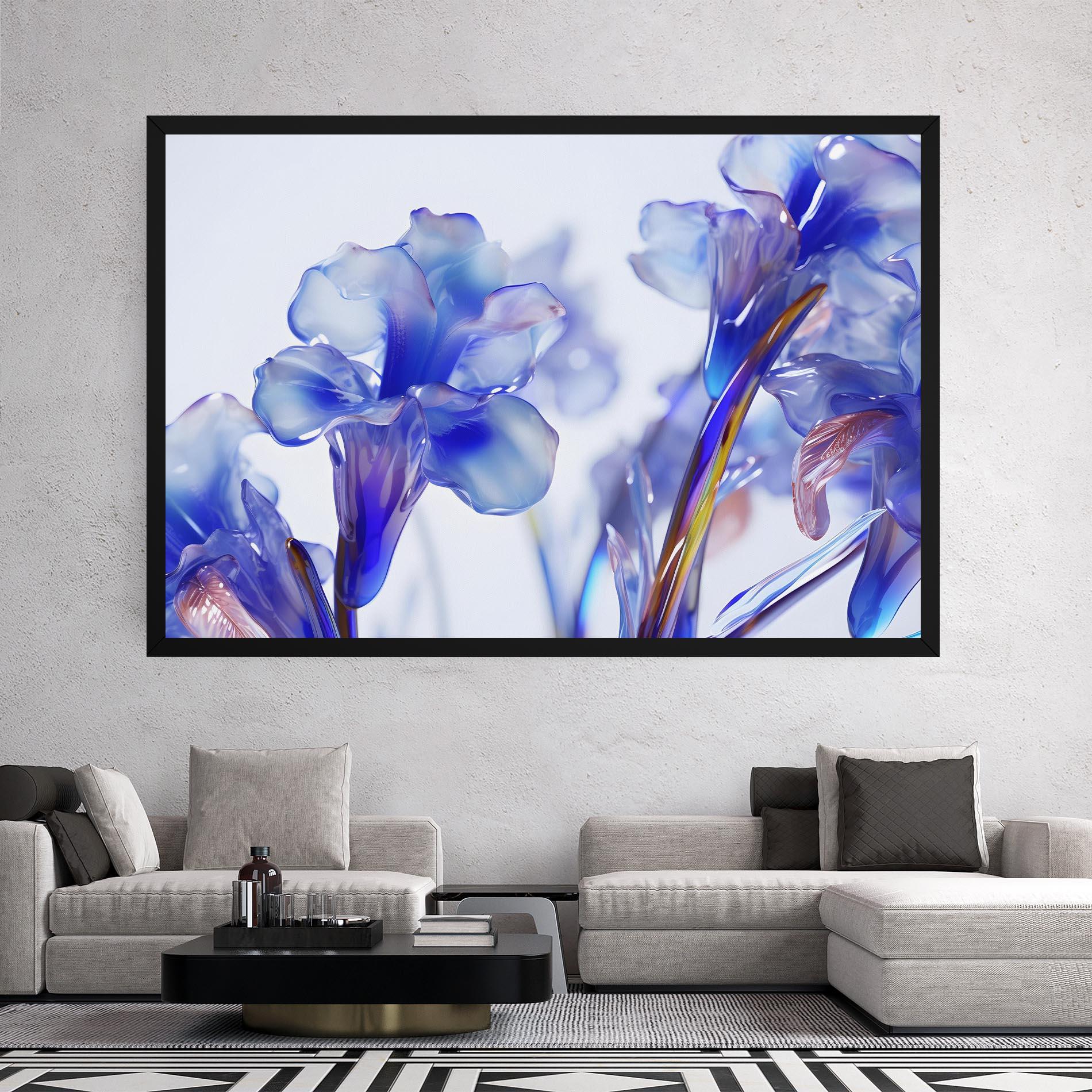 Vászonkép Iris Glass mockup 2