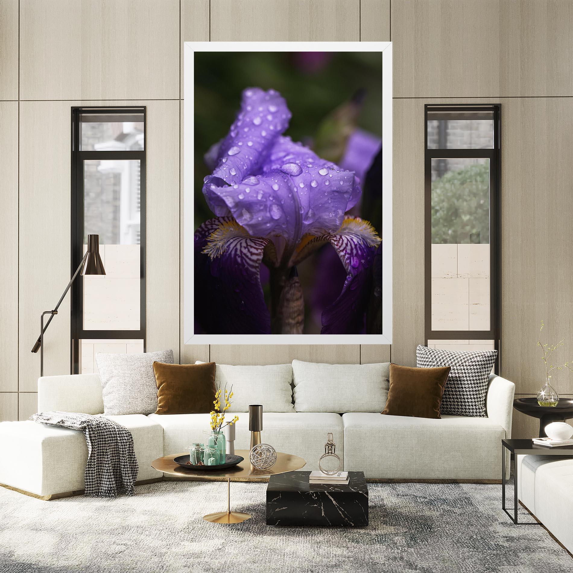 Vászonkép Rain In The Garden mockup 2