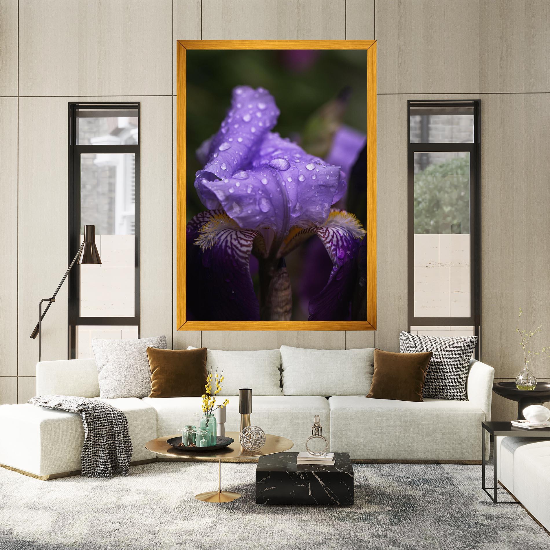 Vászonkép Rain In The Garden mockup 2