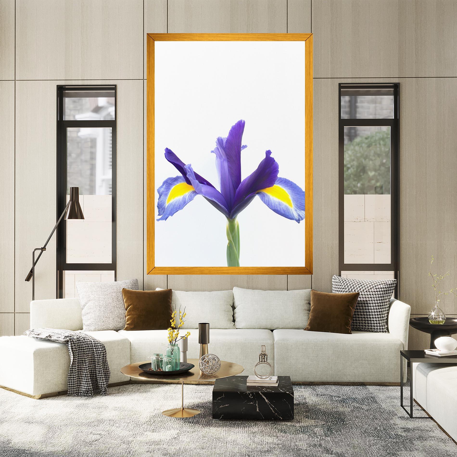 Vászonkép Yellow Color Iris mockup 2