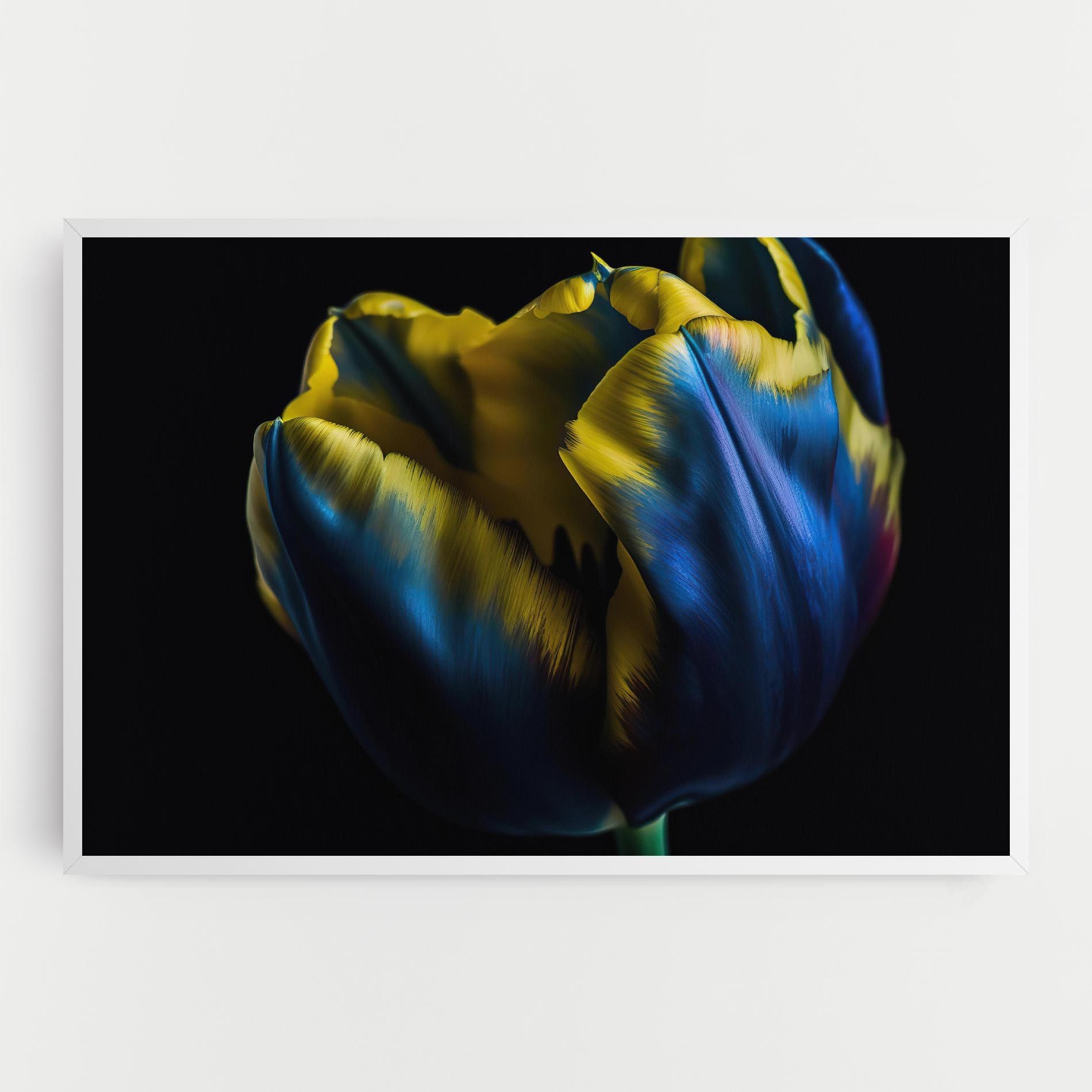 Yellow Blue Tulip mockup 0