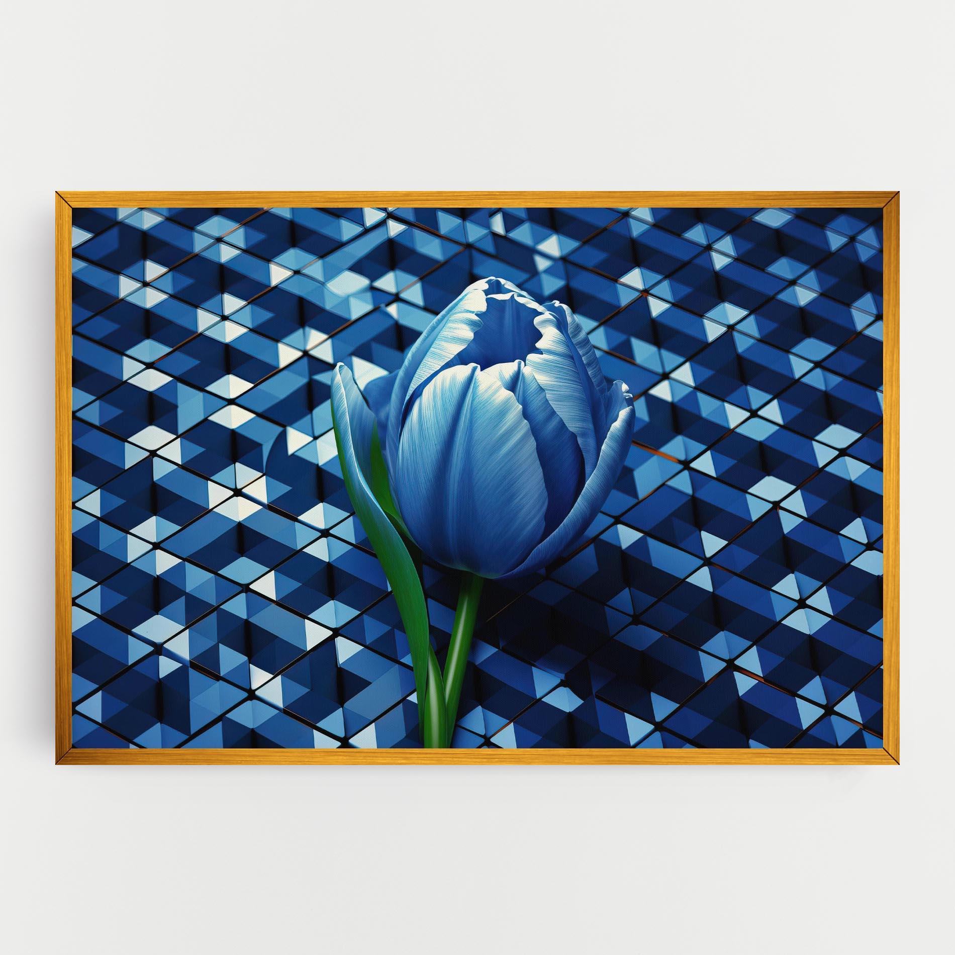 Vászonkép Blue Tulip mockup 0