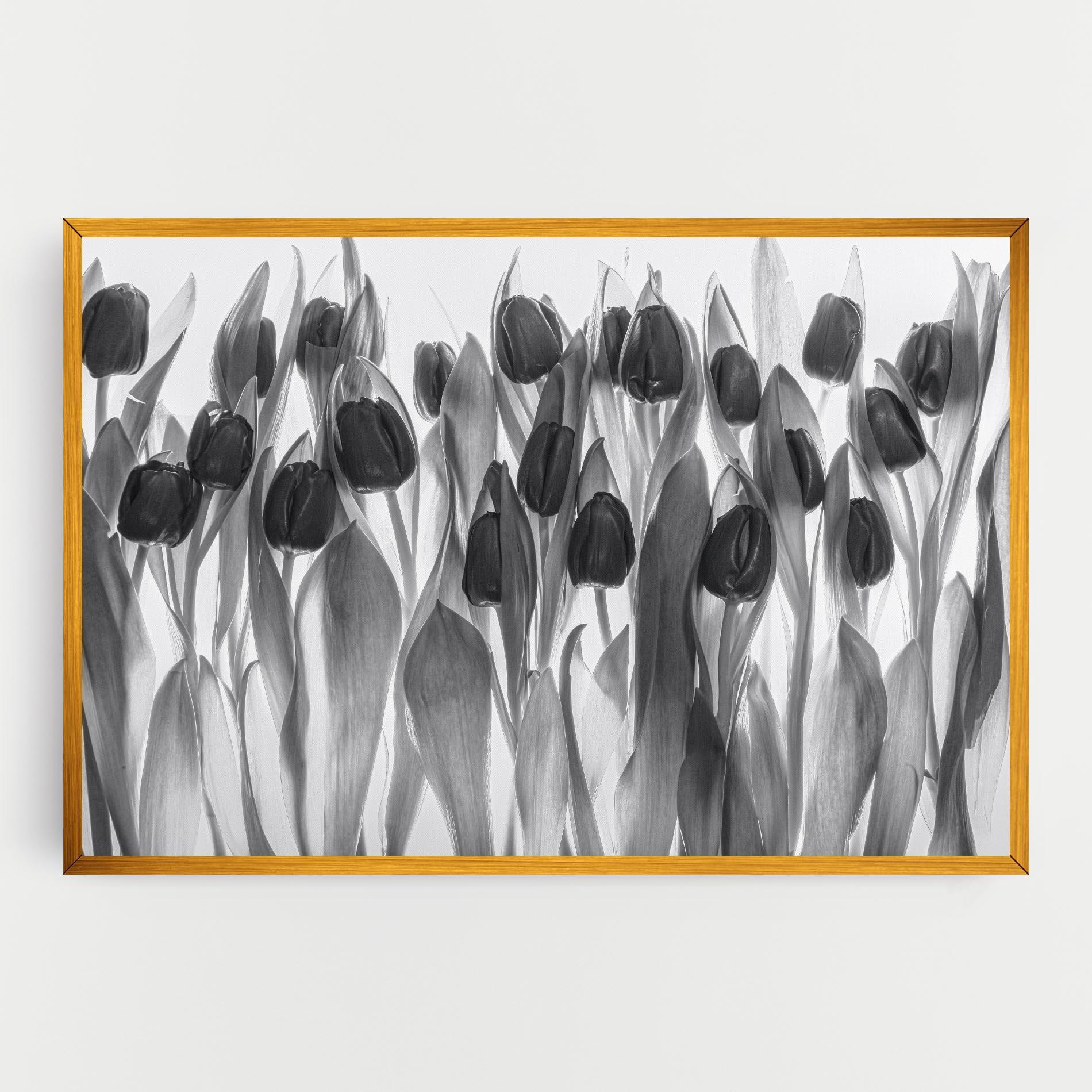 Vászonkép Grey Tulips mockup 0