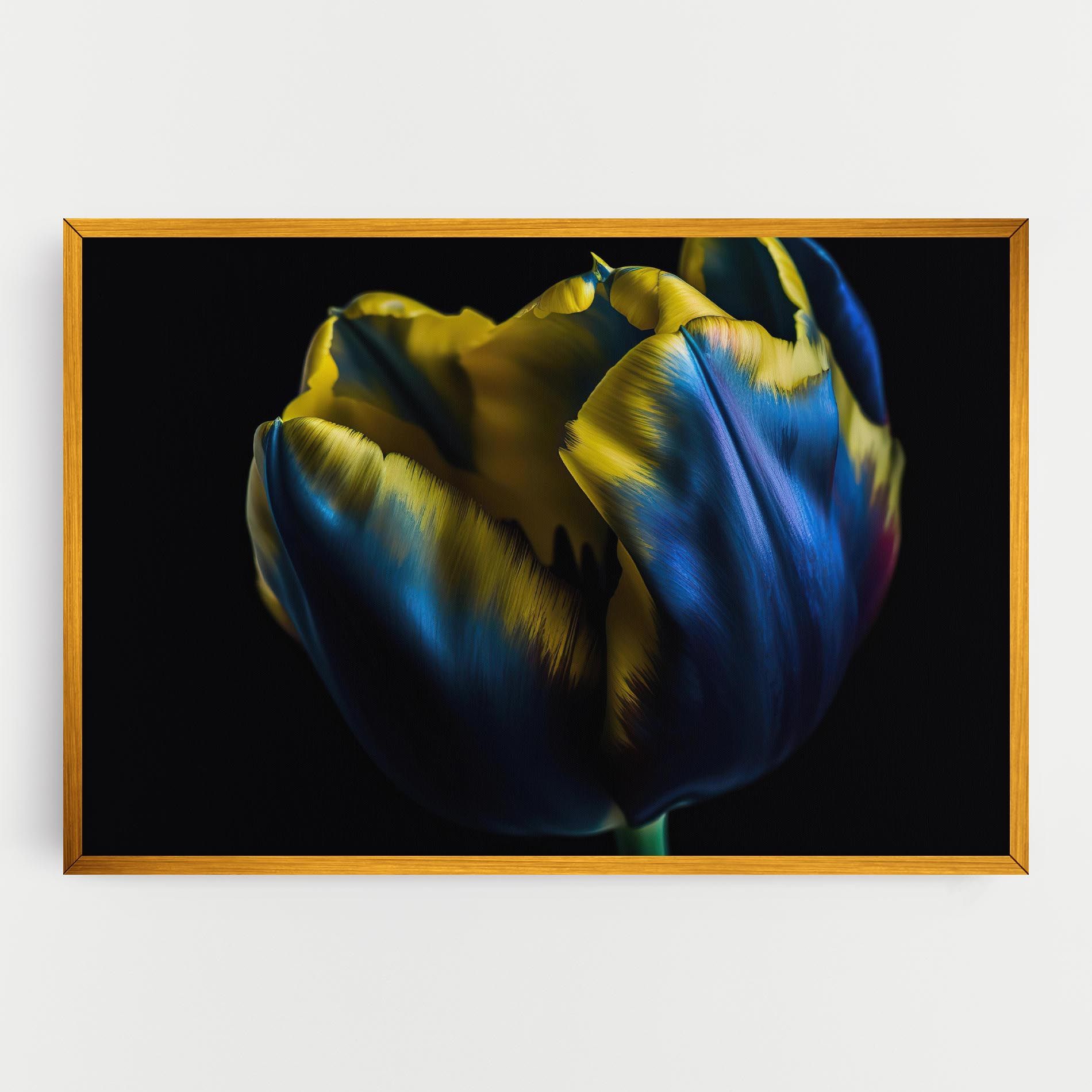 Yellow Blue Tulip mockup 0