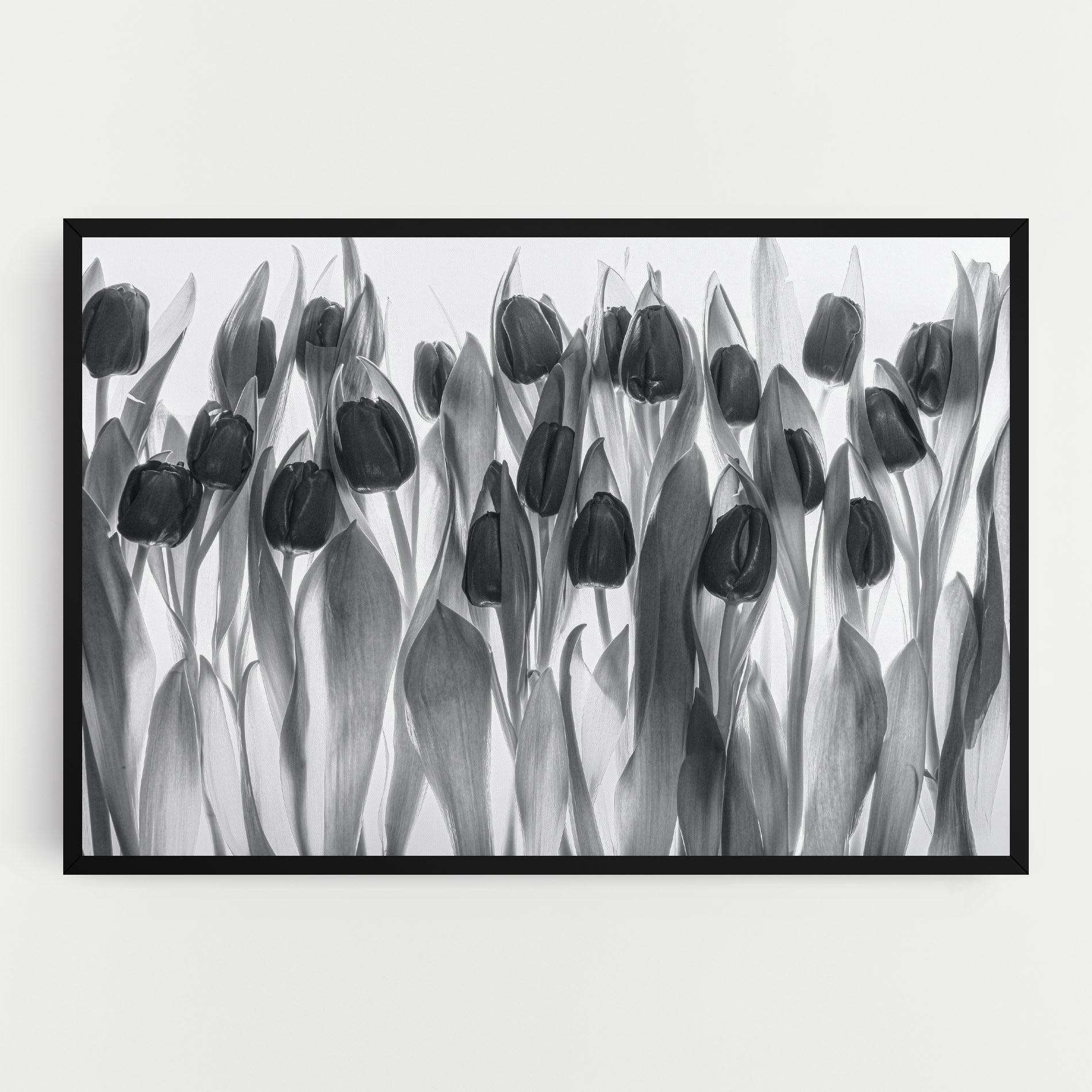 Vászonkép Grey Tulips mockup 0