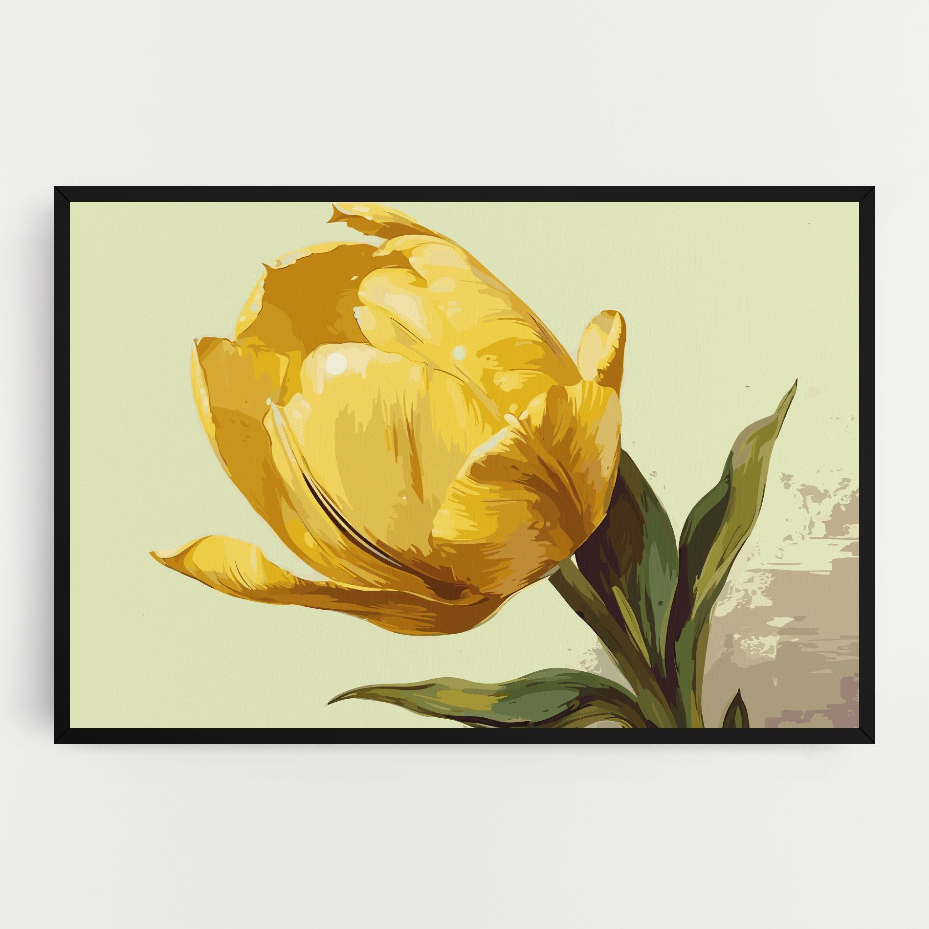 Yellow Shiny Tulip mockup 0