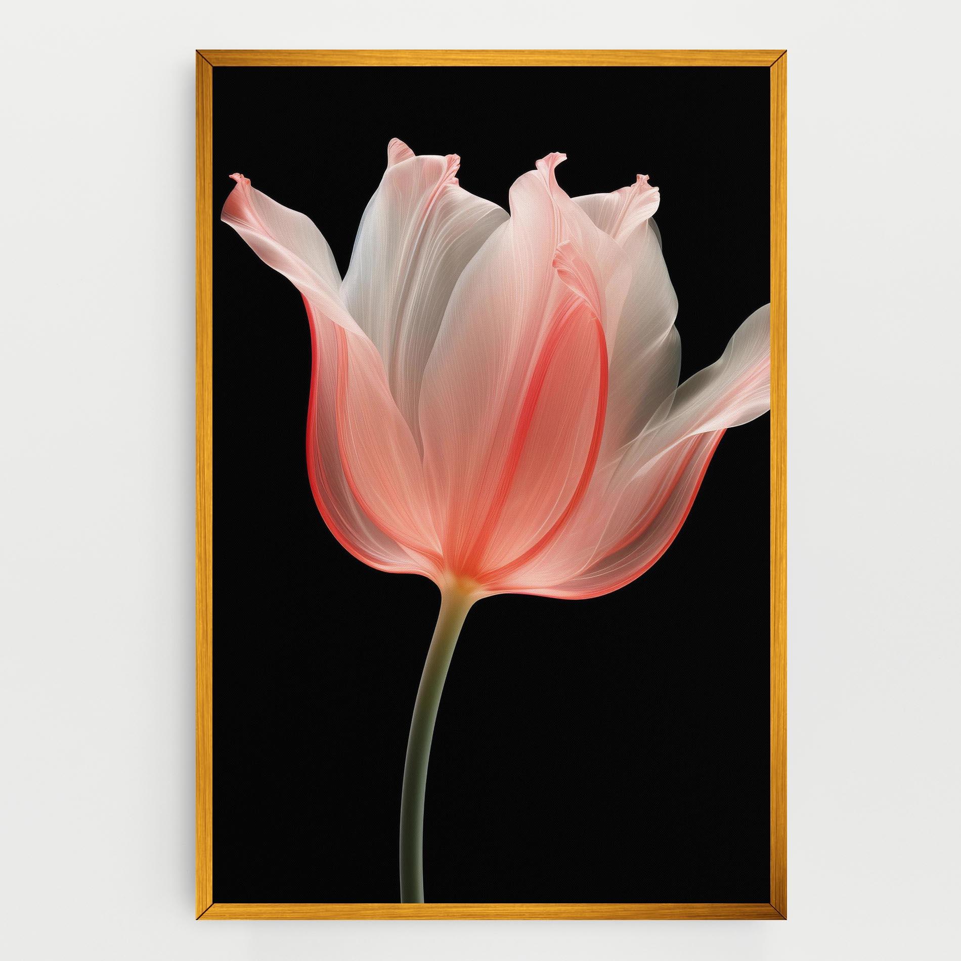 Vászonkép Pastel Pink Tulip mockup 0