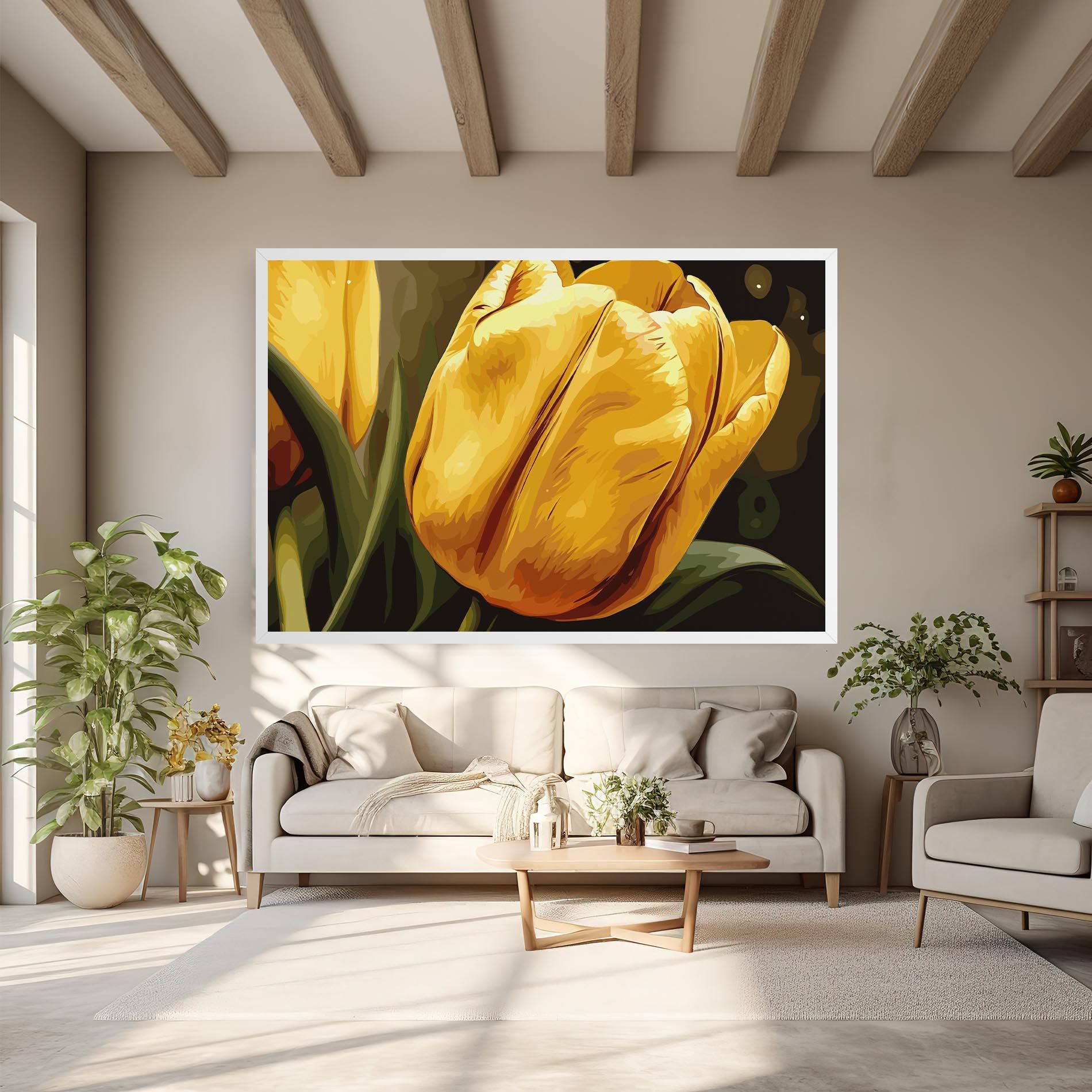 Big Yellow Tulip mockup 6