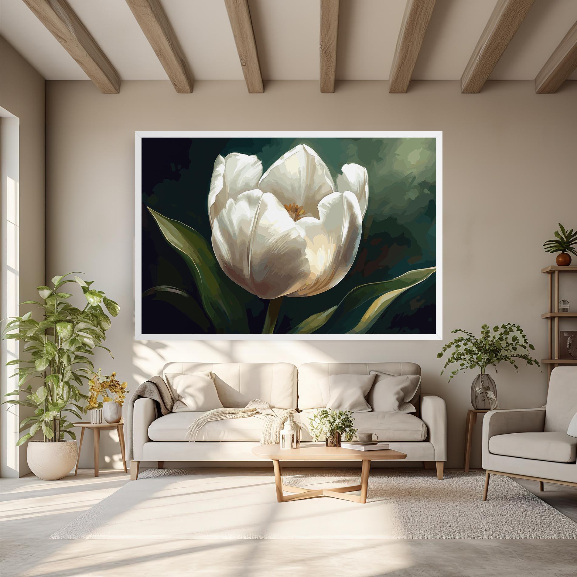 Vászonkép Tulip Art mockup 6