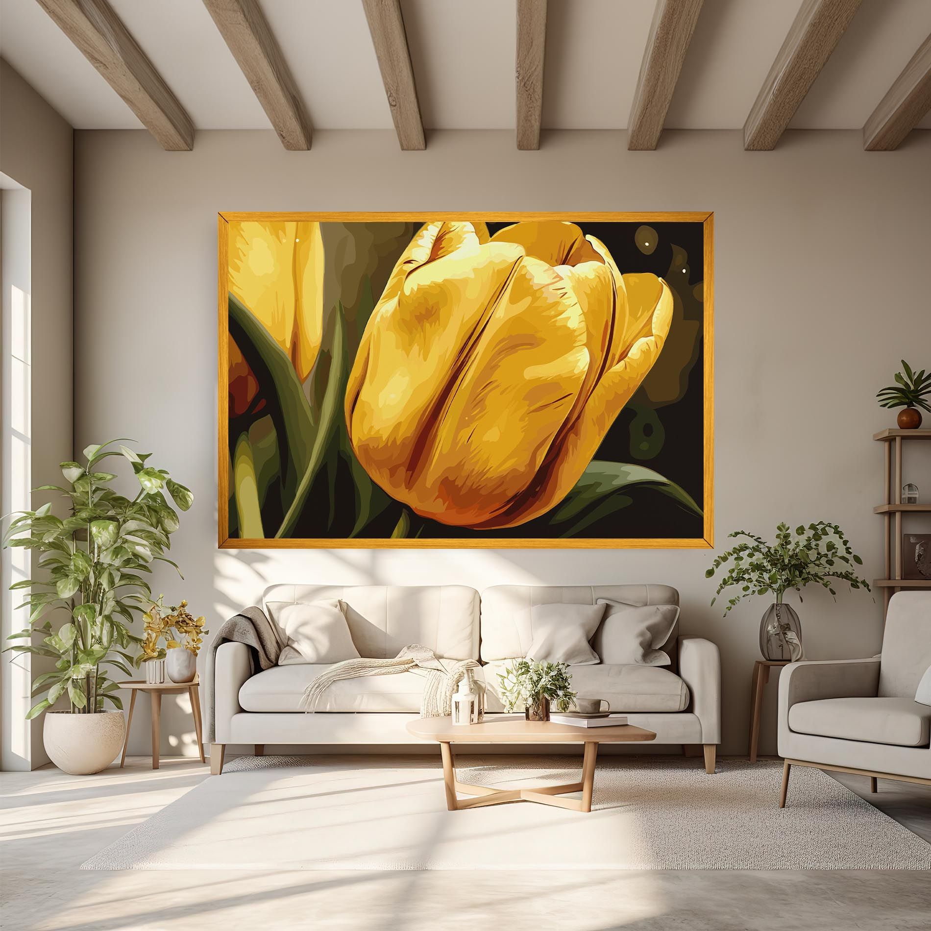 Big Yellow Tulip mockup 6