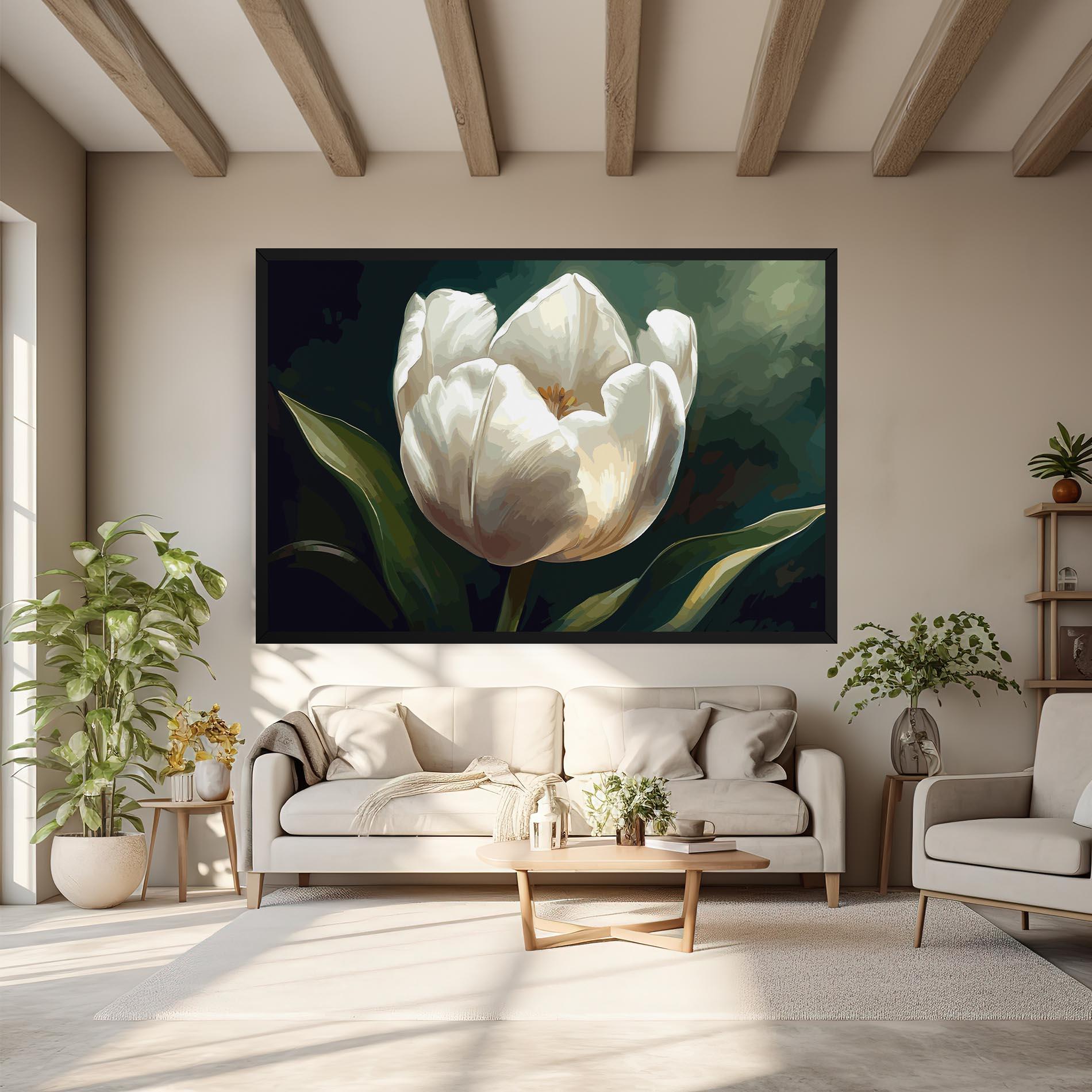 Vászonkép Tulip Art mockup 6