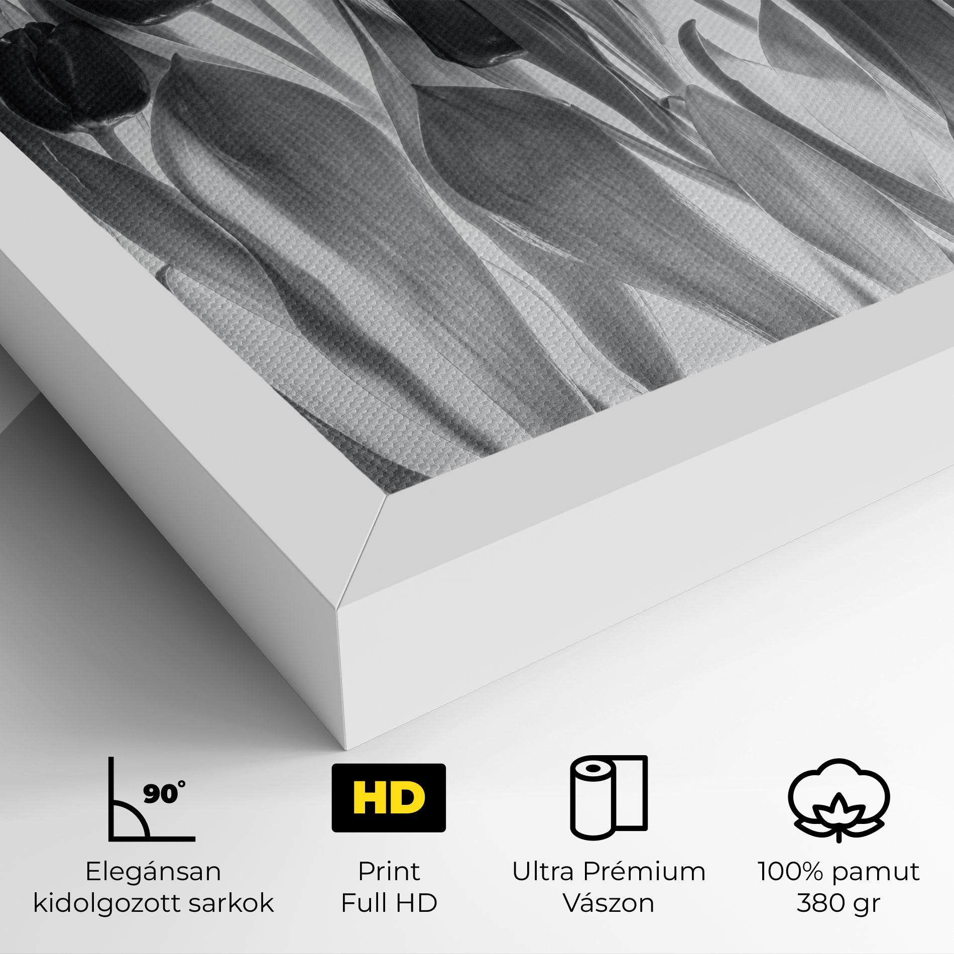 Vászonkép Grey Tulips mockup 4