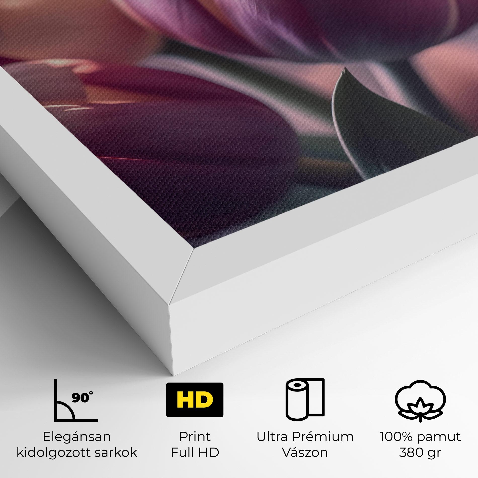 Vászonkép Pastel Pink Tulips mockup 4