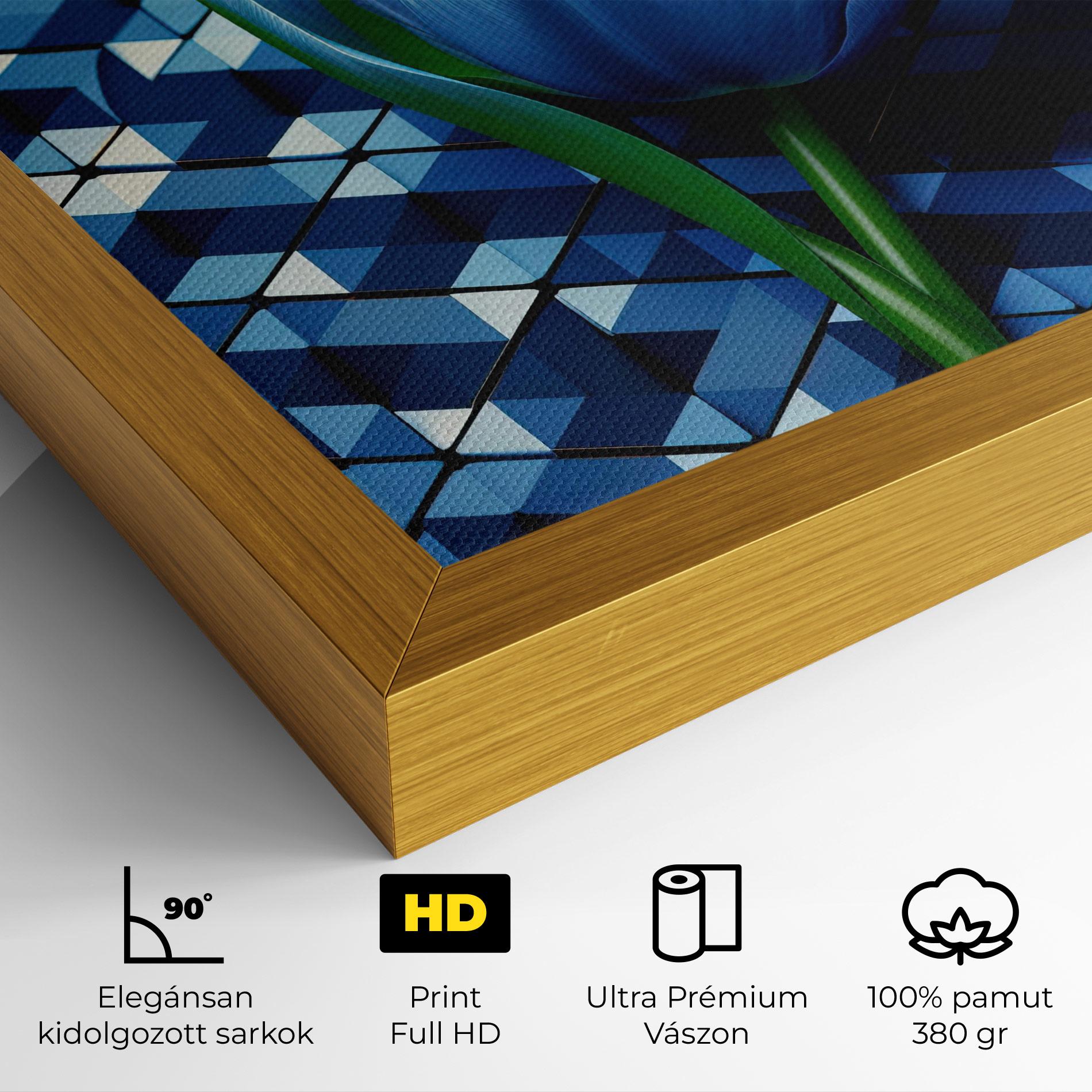 Vászonkép Blue Tulip mockup 4