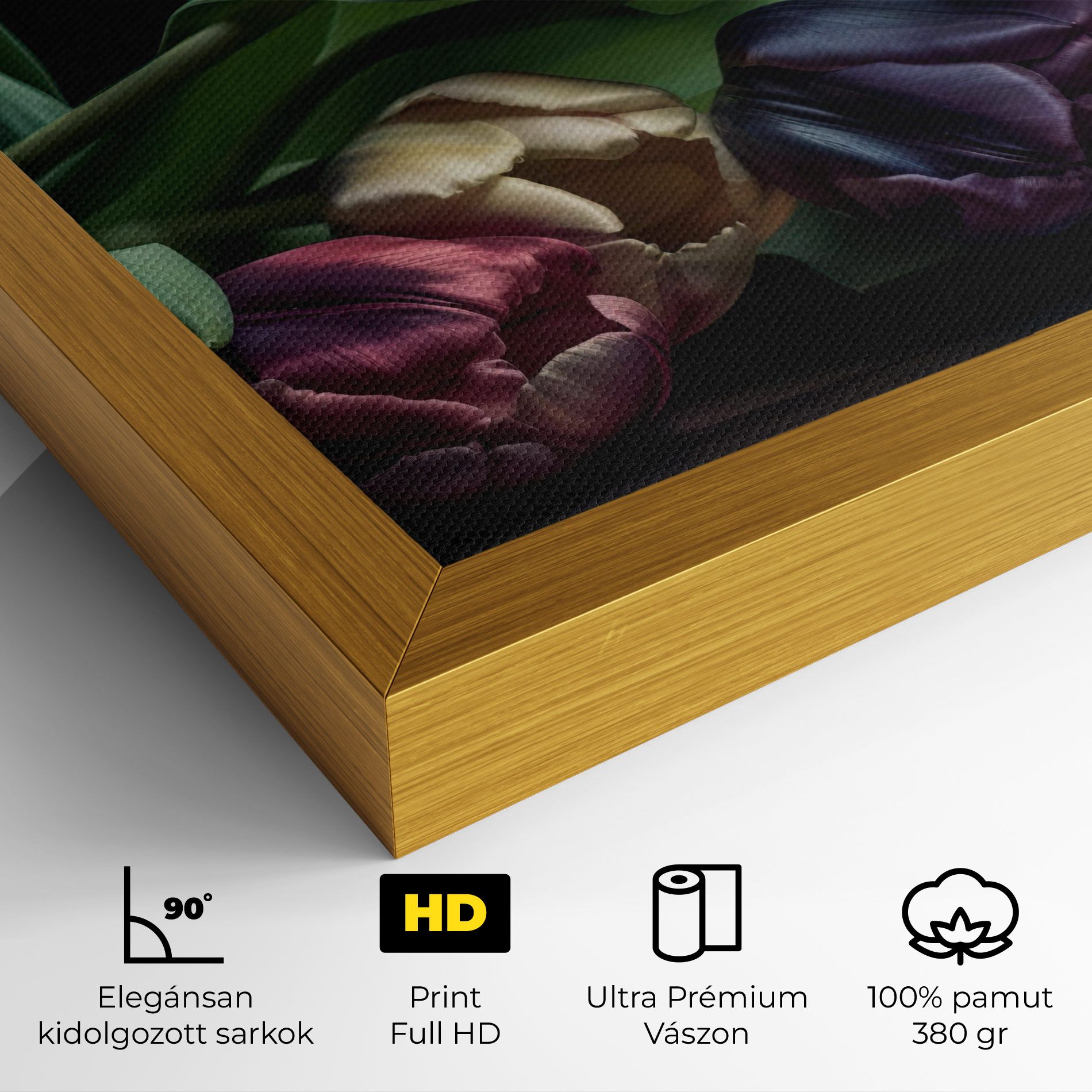Dark Purple Tulip mockup 4