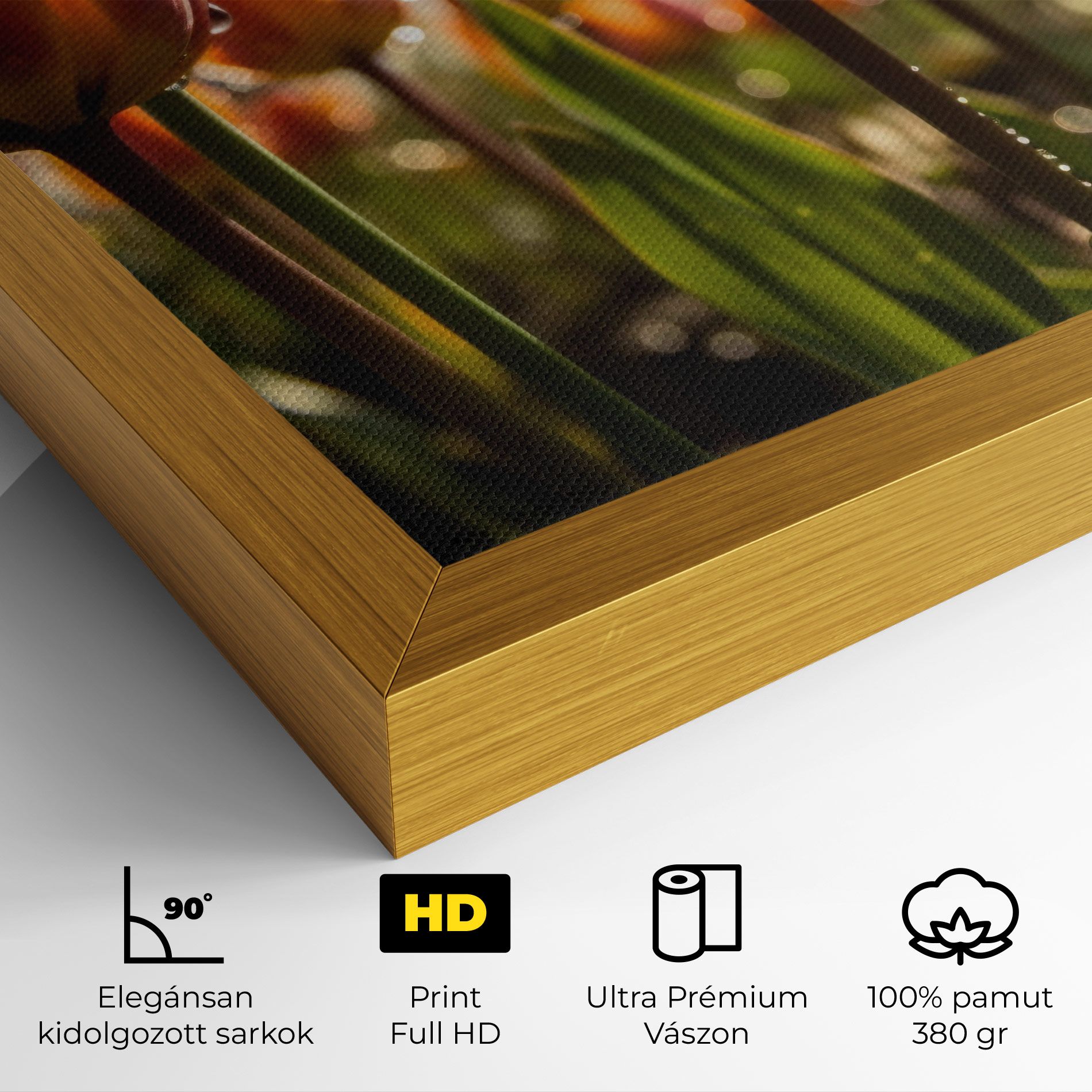 Orange Tulips After Rain mockup 4