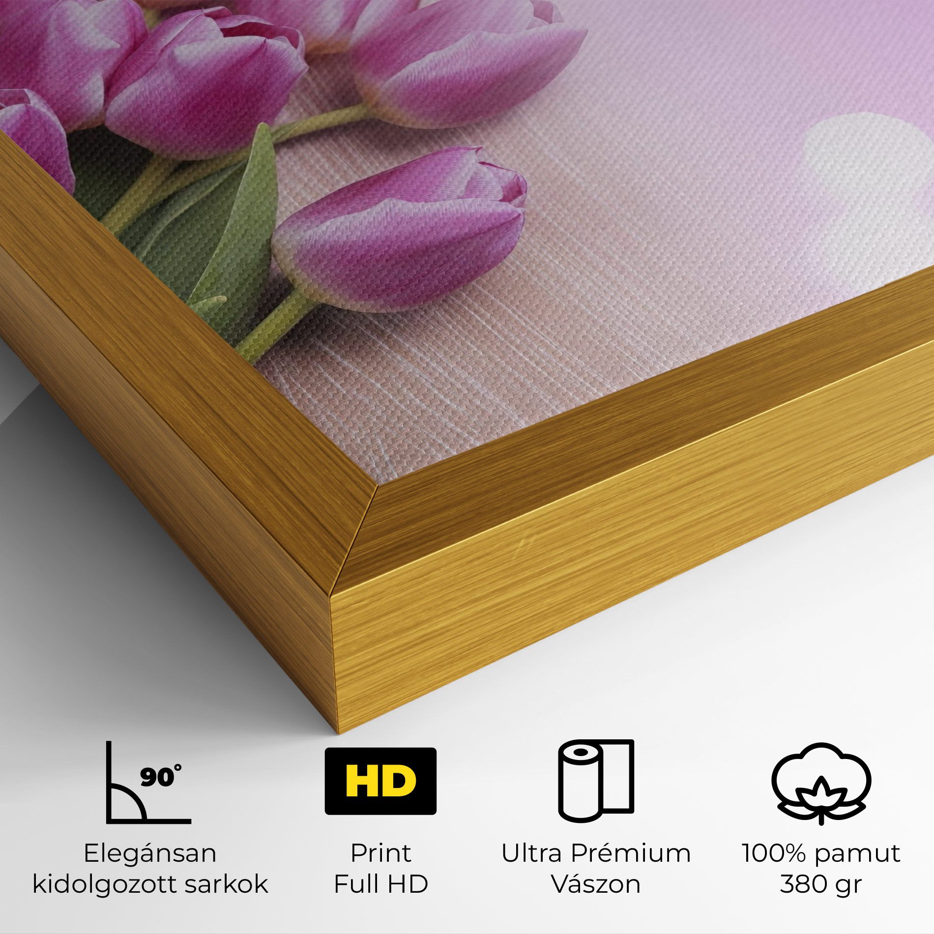 Pink Tulip Flowers mockup 4