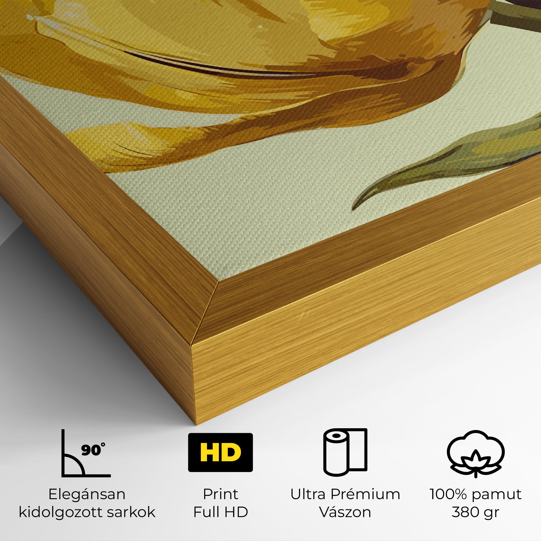 Yellow Shiny Tulip mockup 4