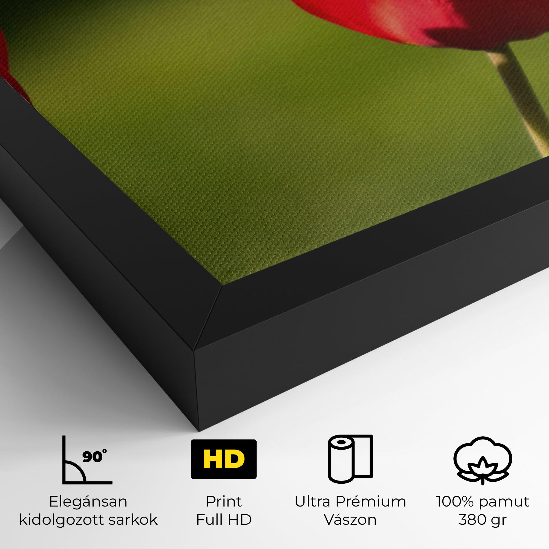 Vászonkép 3 Red Tulips mockup 4