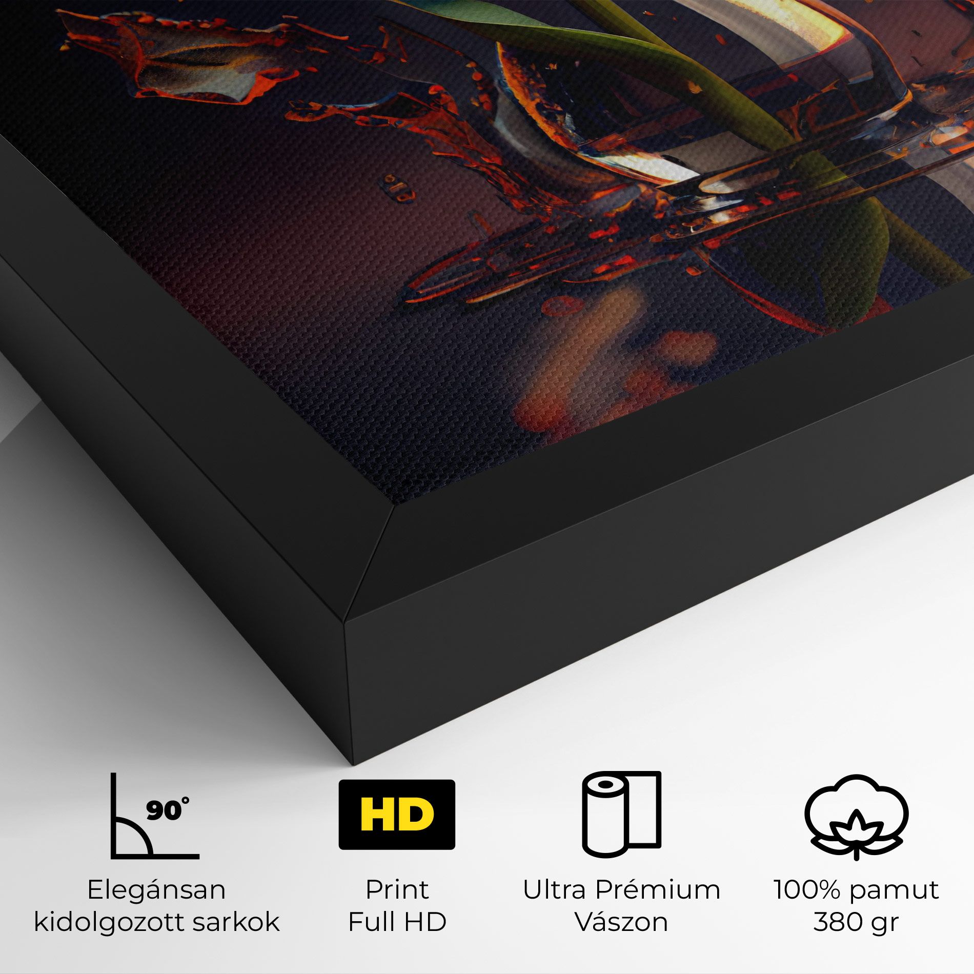 Black Tulip In Vase mockup 4