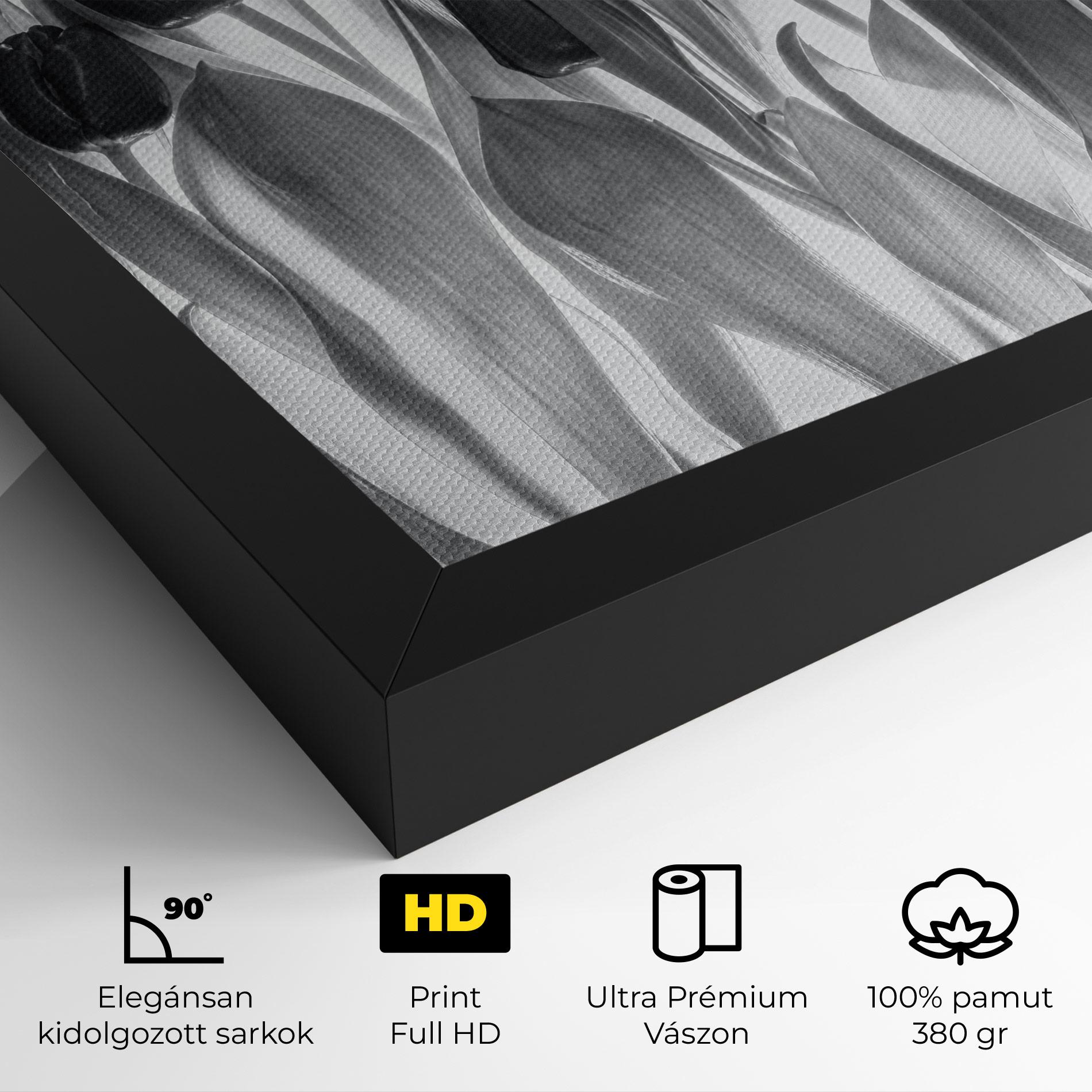 Vászonkép Grey Tulips mockup 4