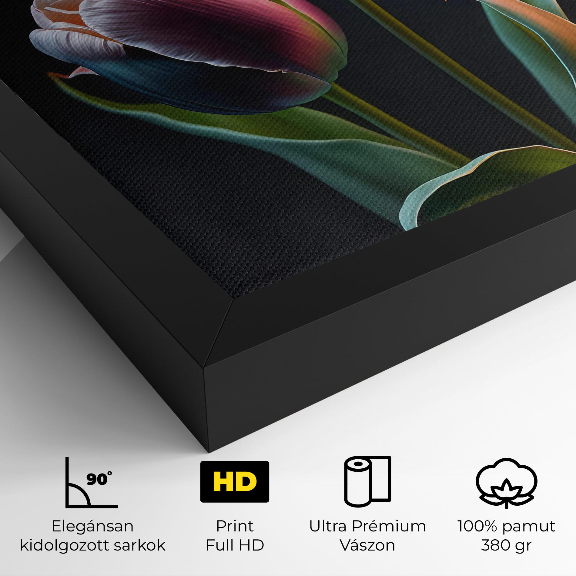 Vászonkép Light Purple Tulips mockup 4