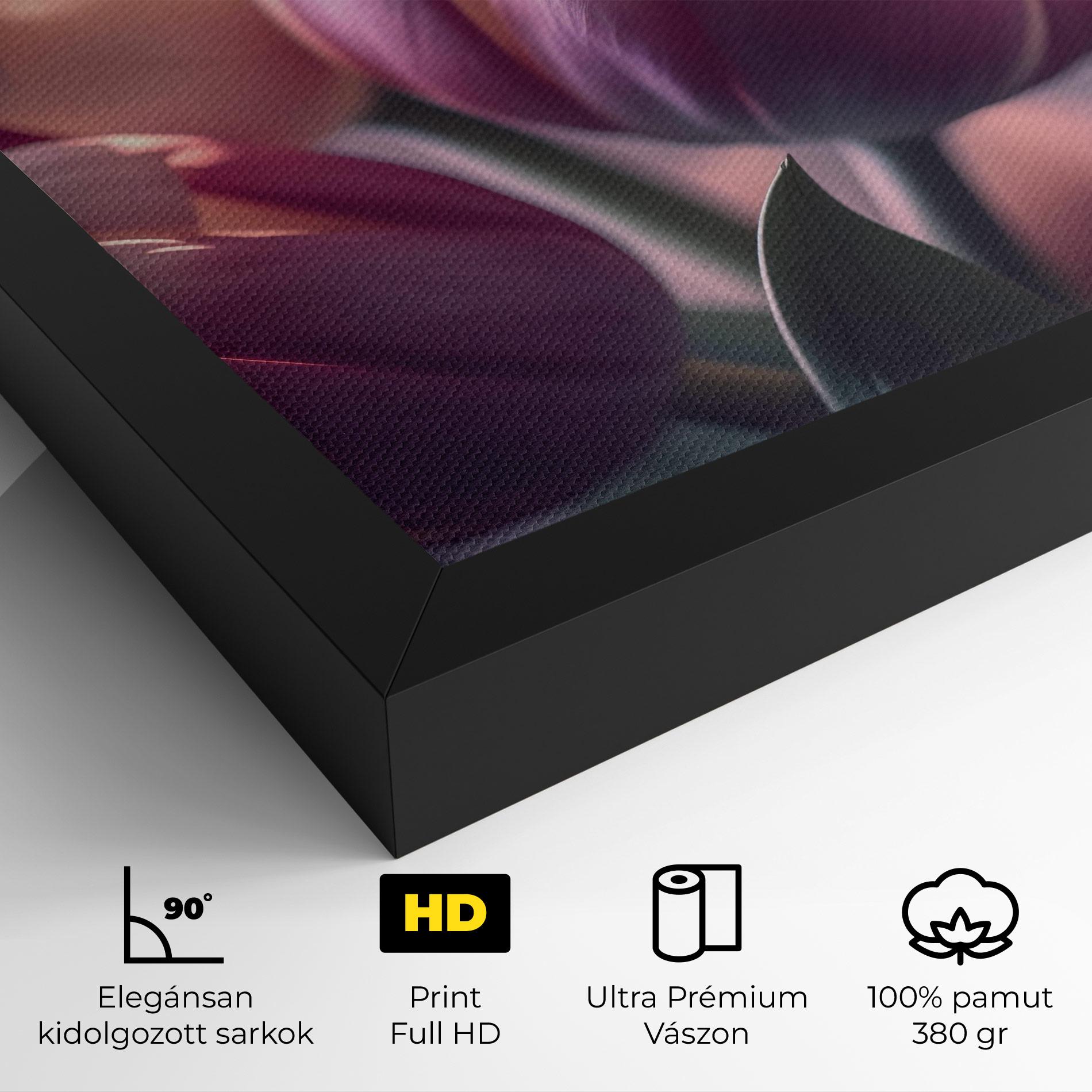 Vászonkép Pastel Pink Tulips mockup 4