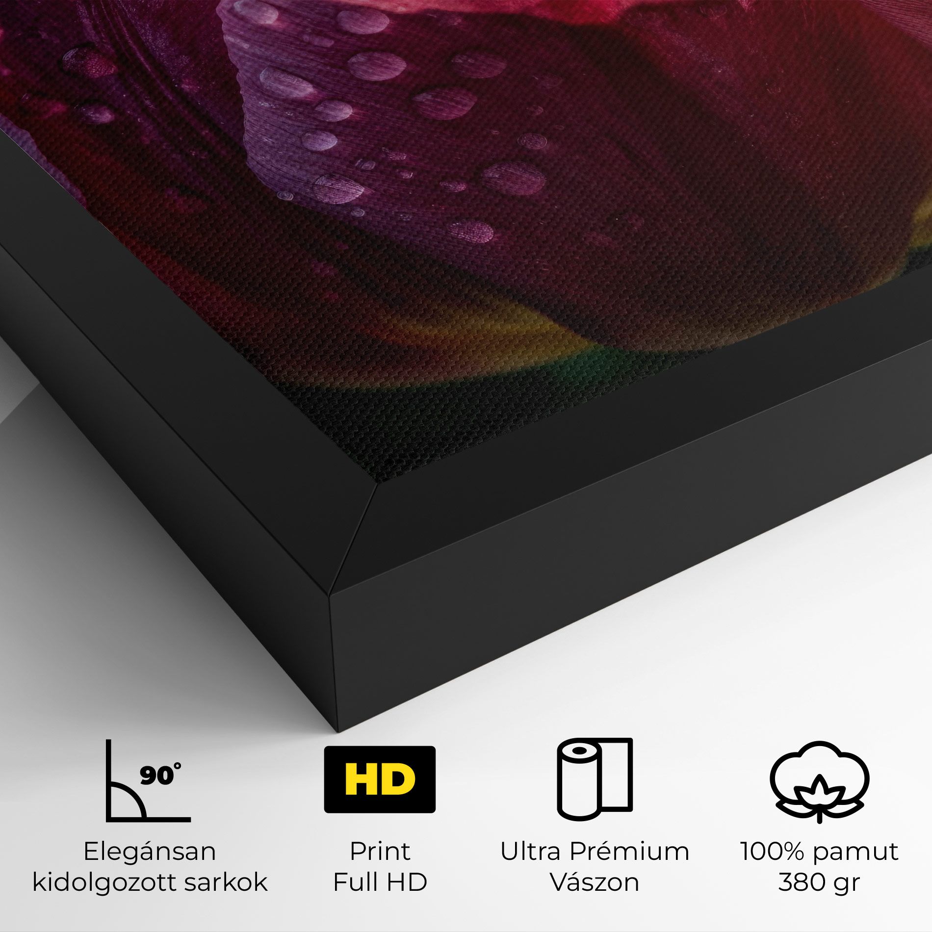 Pink Tulip After Rain mockup 4
