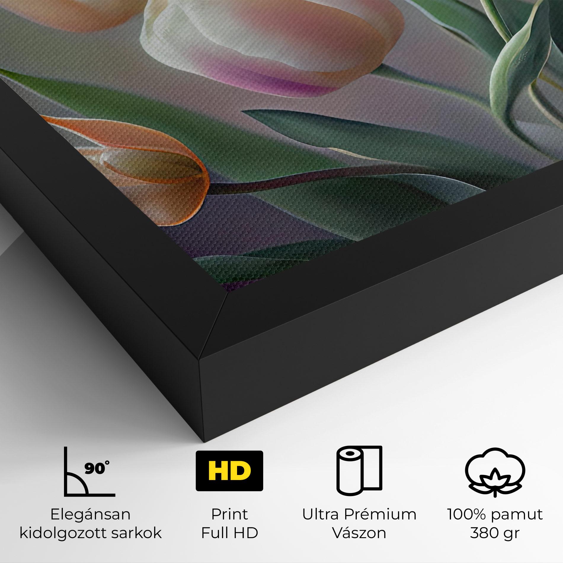 Vászonkép Pretty Tulips mockup 4