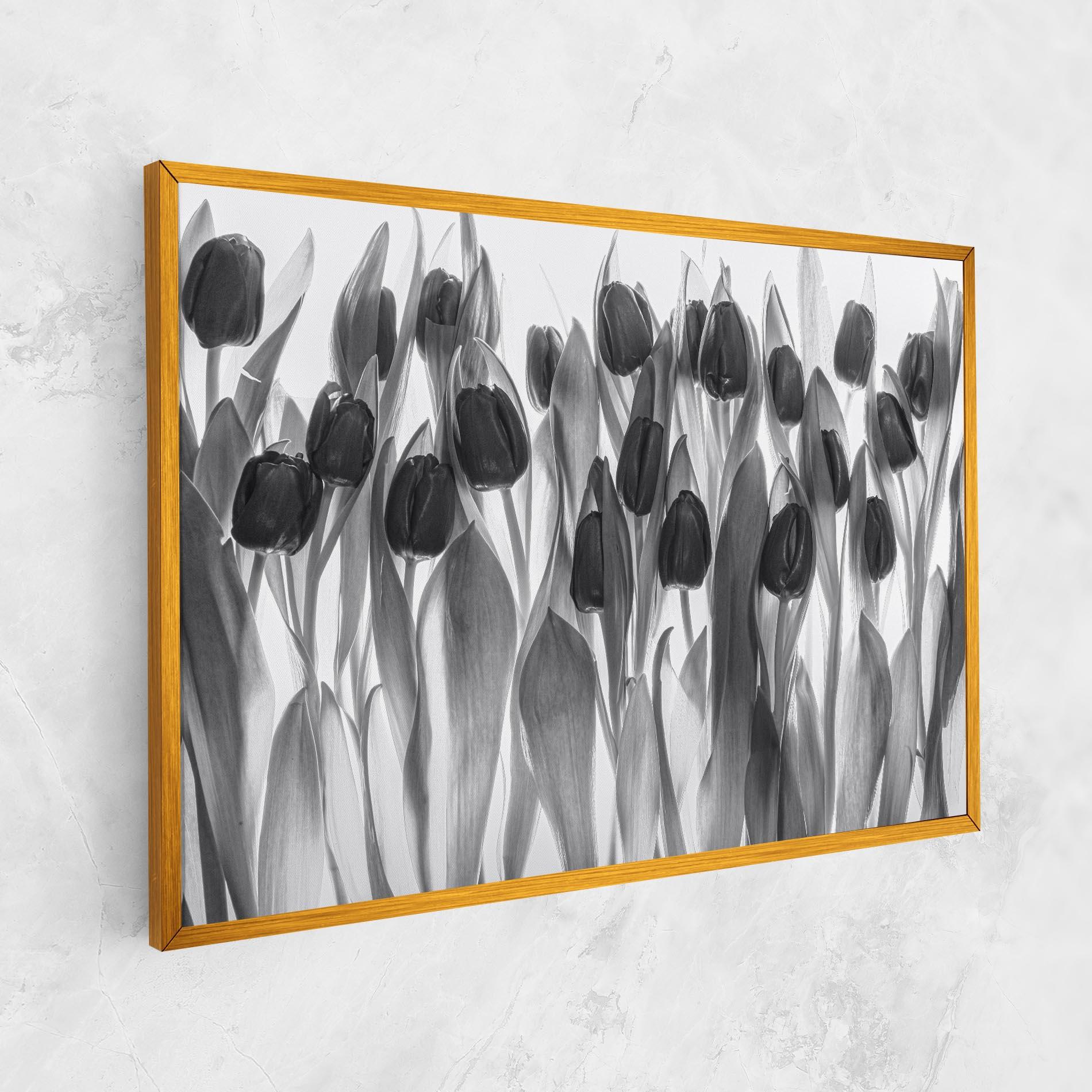 Vászonkép Grey Tulips mockup 1