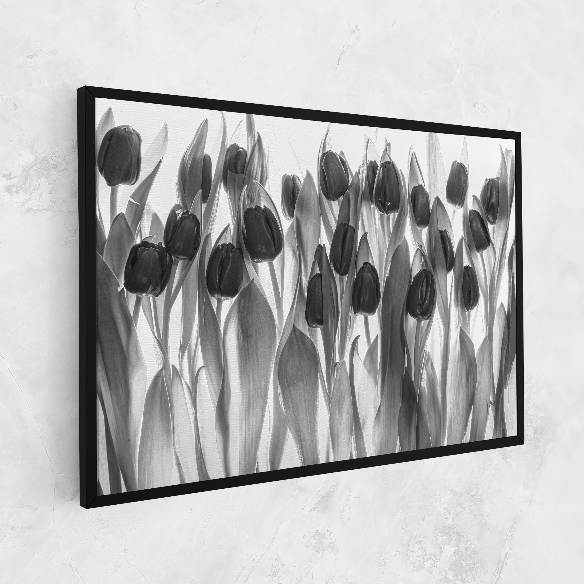 Vászonkép Grey Tulips mockup 1