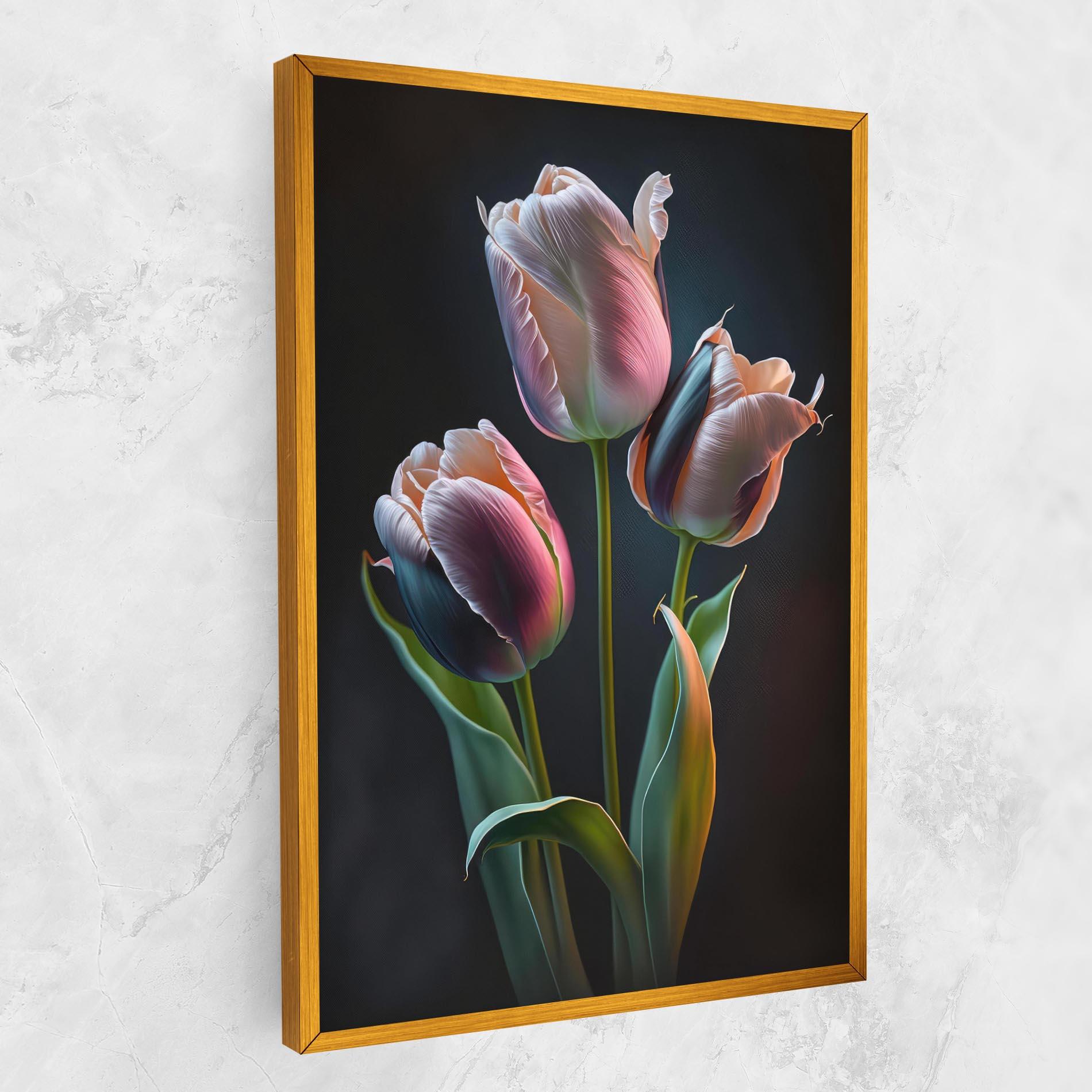 Vászonkép Light Purple Tulips mockup 1