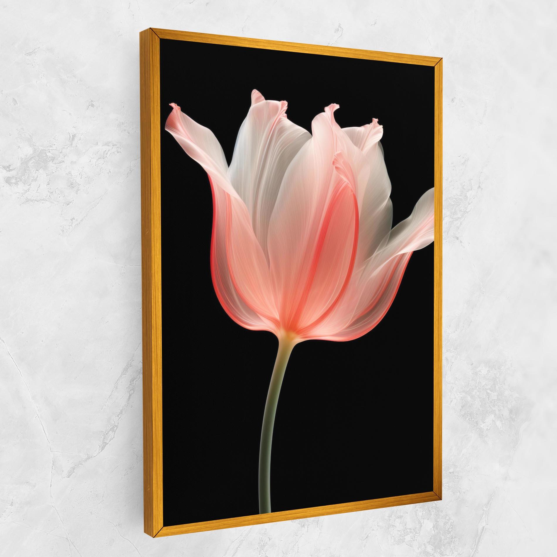 Vászonkép Pastel Pink Tulip mockup 1