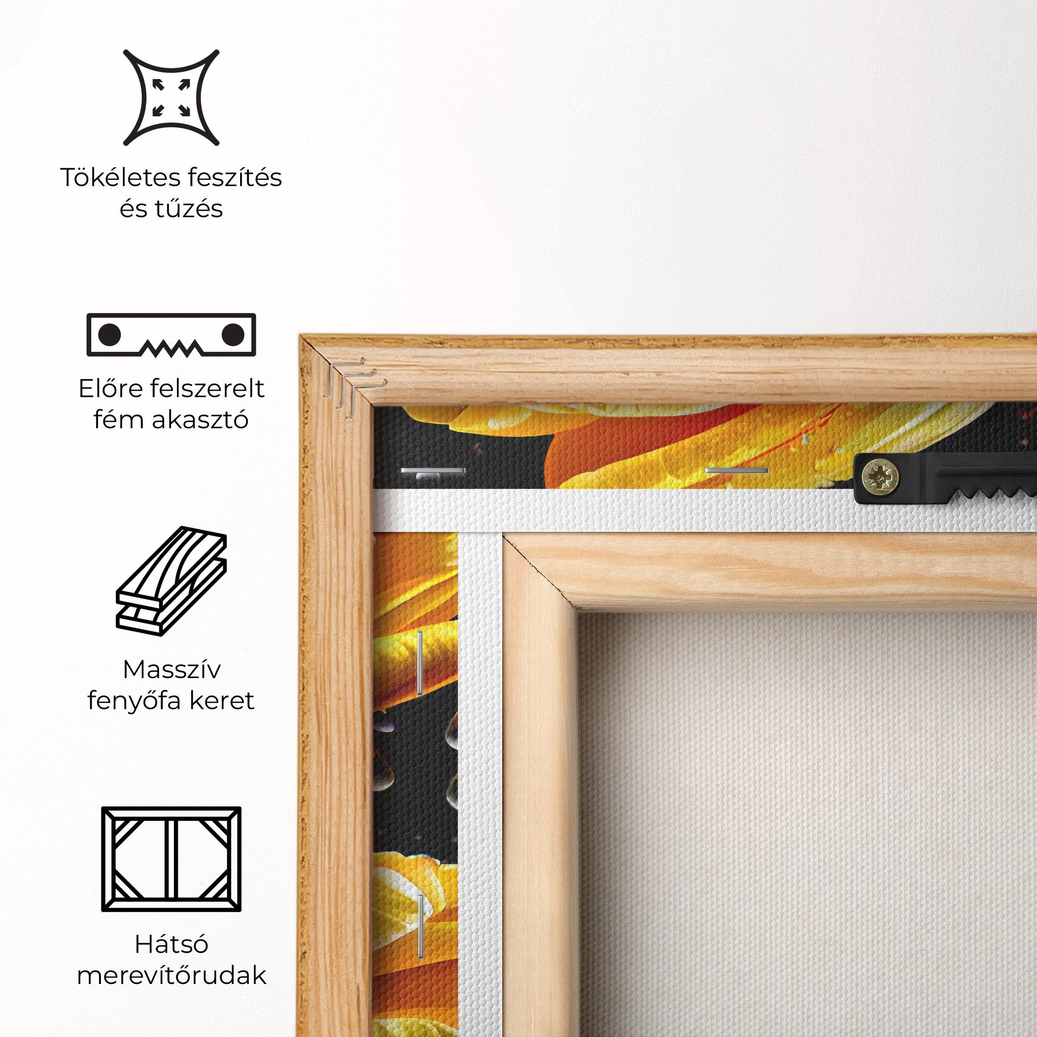 Vászonkép 3 Yellow Tulips mockup 5