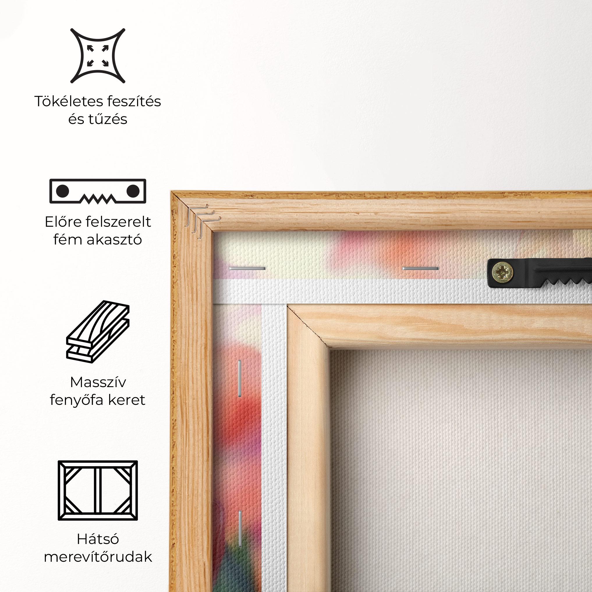 Vászonkép Dreamy Tulips mockup 5