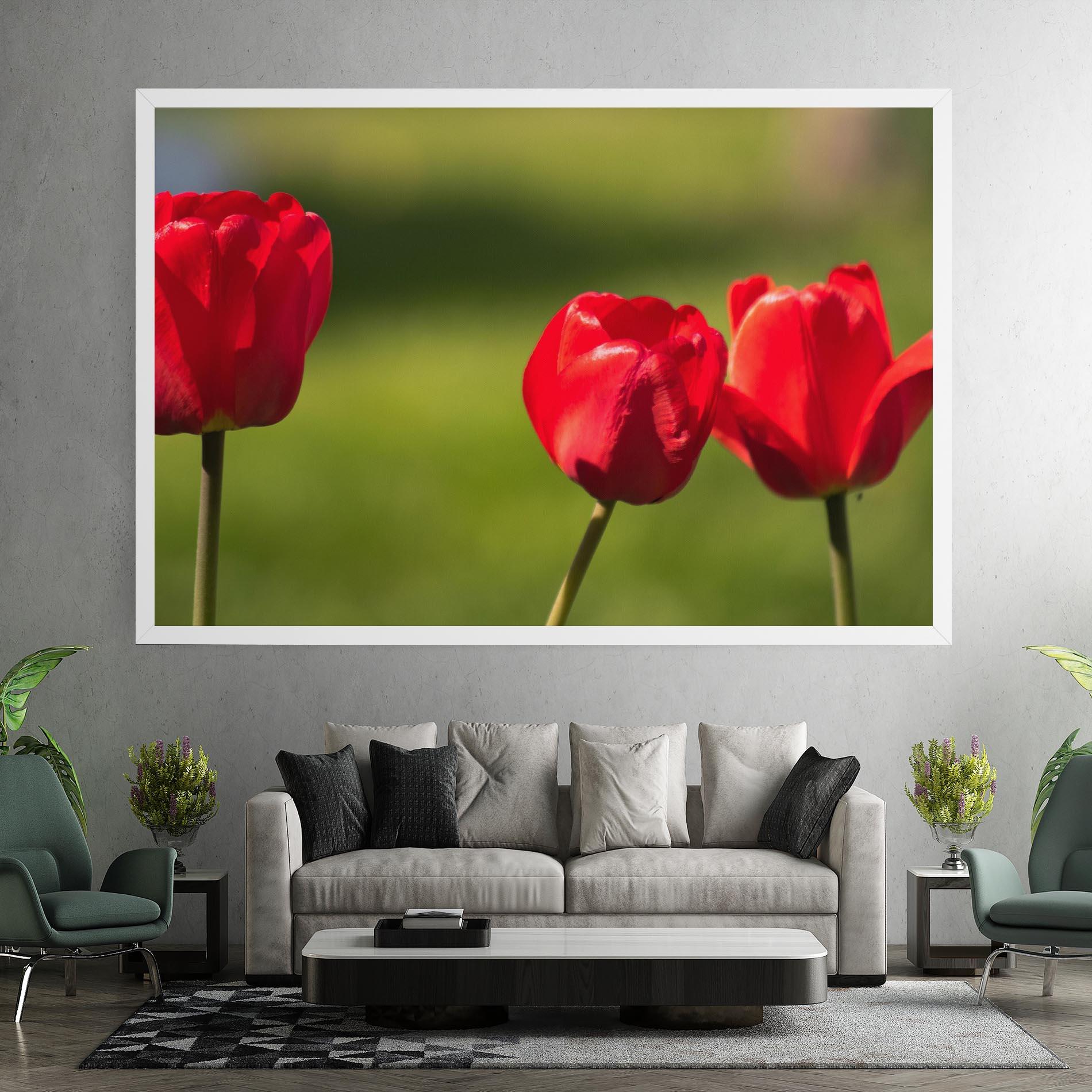 Vászonkép 3 Red Tulips mockup 7