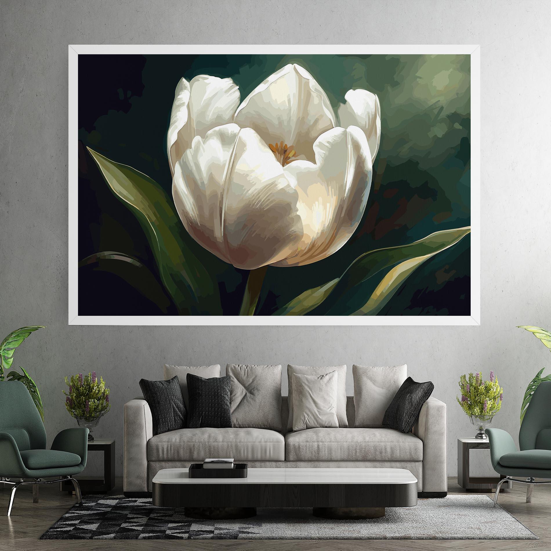 Vászonkép Tulip Art mockup 7
