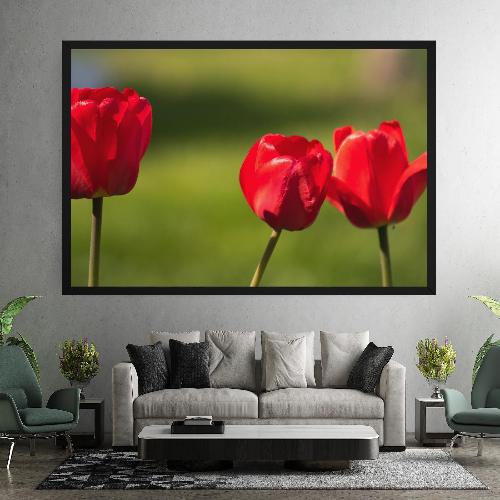 Vászonkép 3 Red Tulips mockup 7