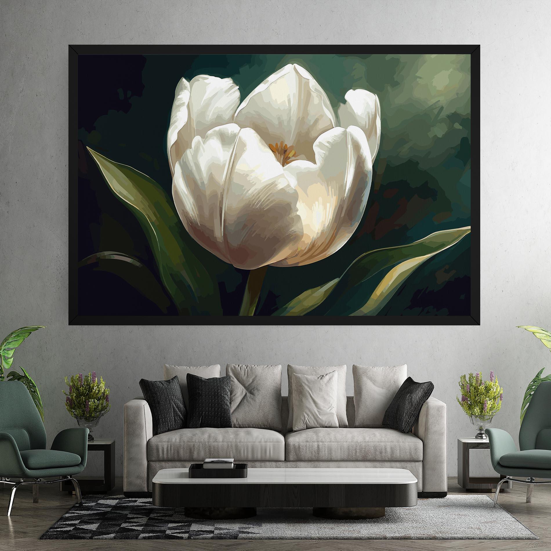 Vászonkép Tulip Art mockup 7